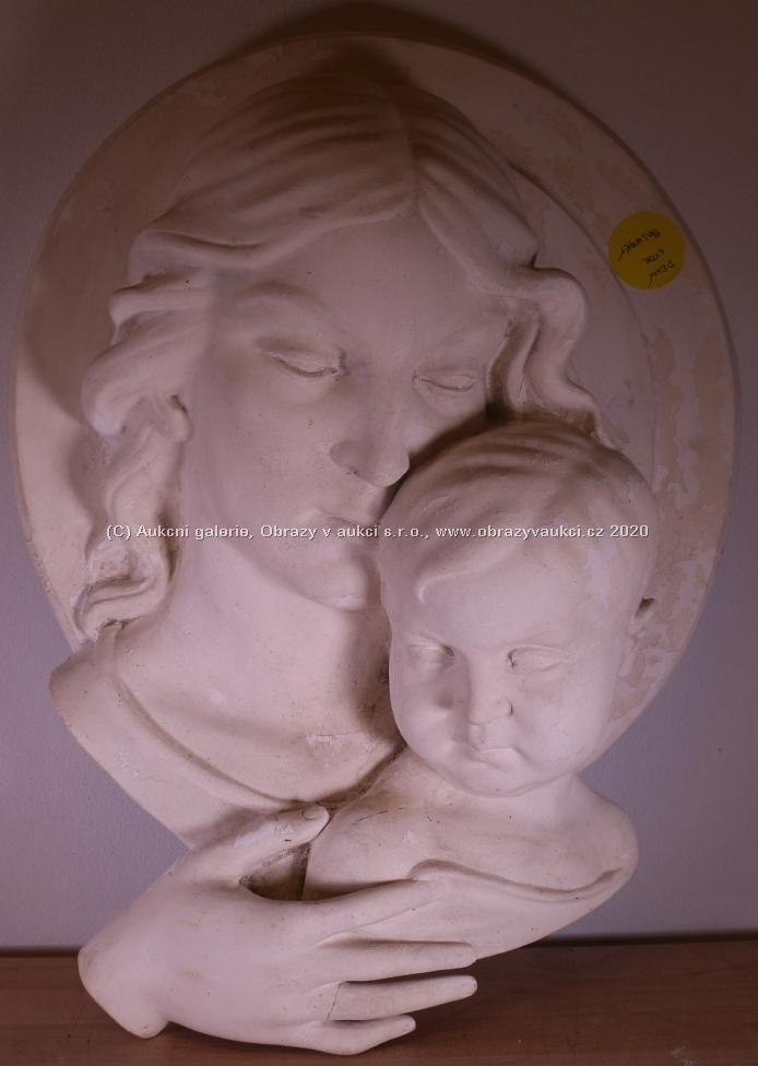 značeno Bechyně (J. Štýbr) - Madona s dítětem