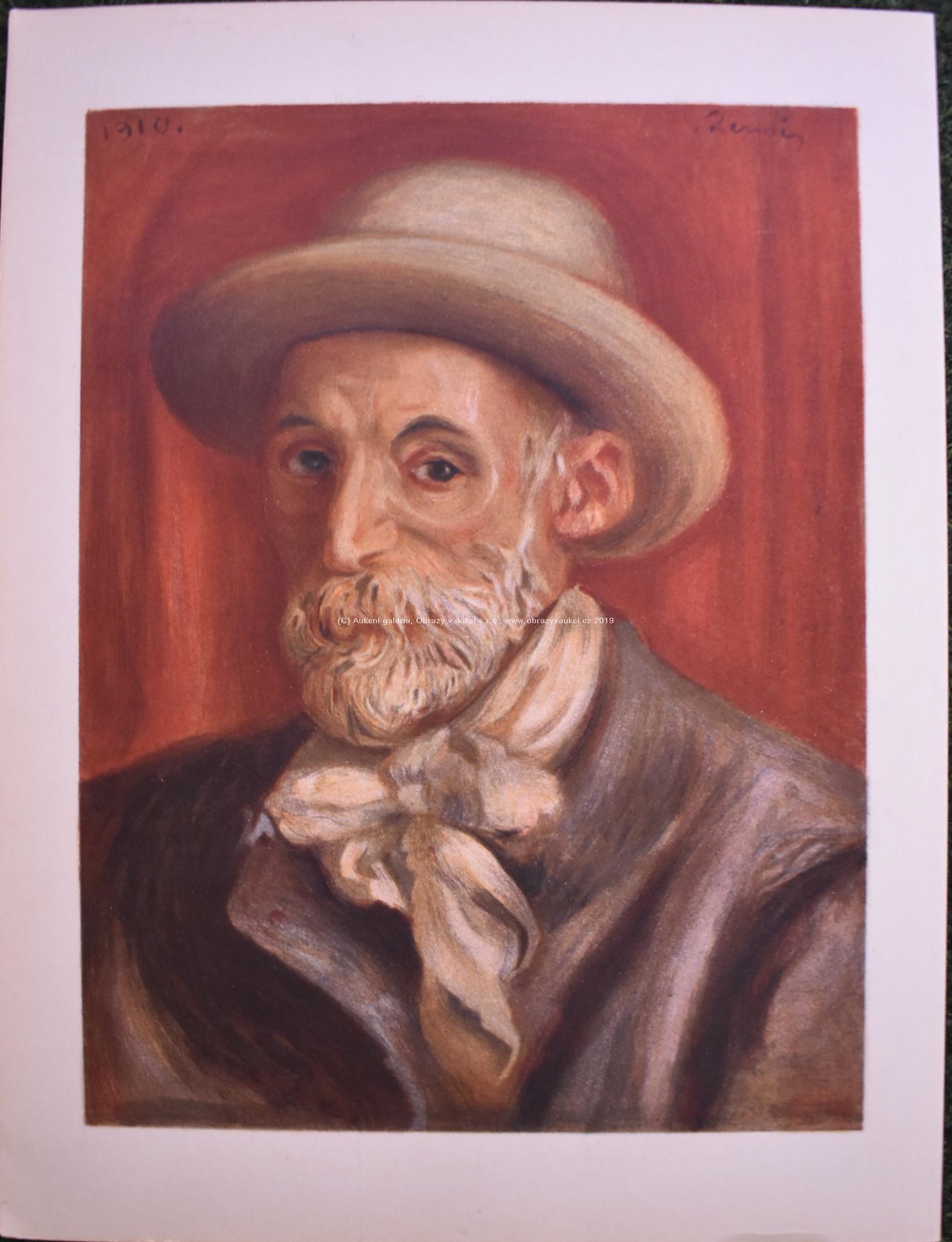 Auguste Renoir - Portrait de Auguste Renoir par lui-meme
