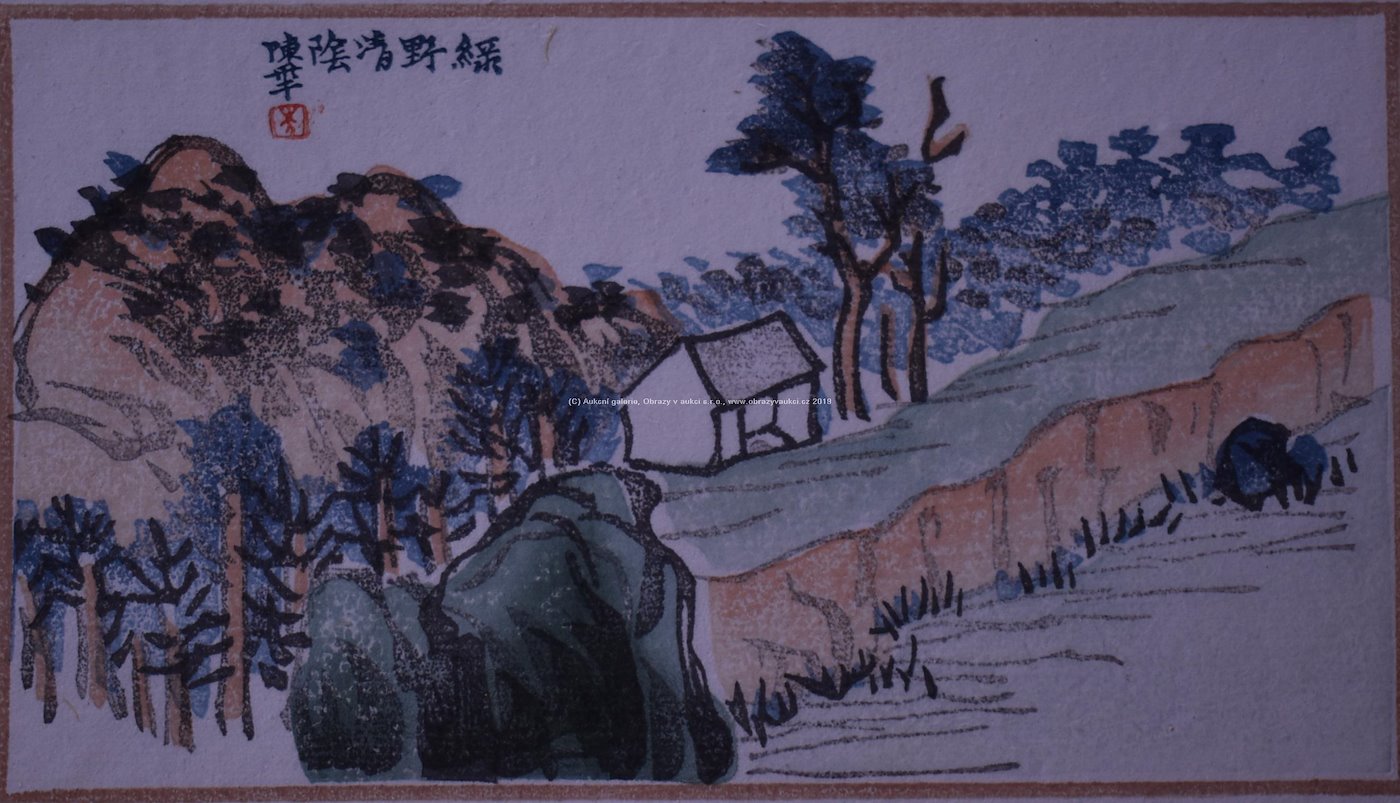 Bai-shi Qi (Čchi Paj-š´) - Borovice pod horou
