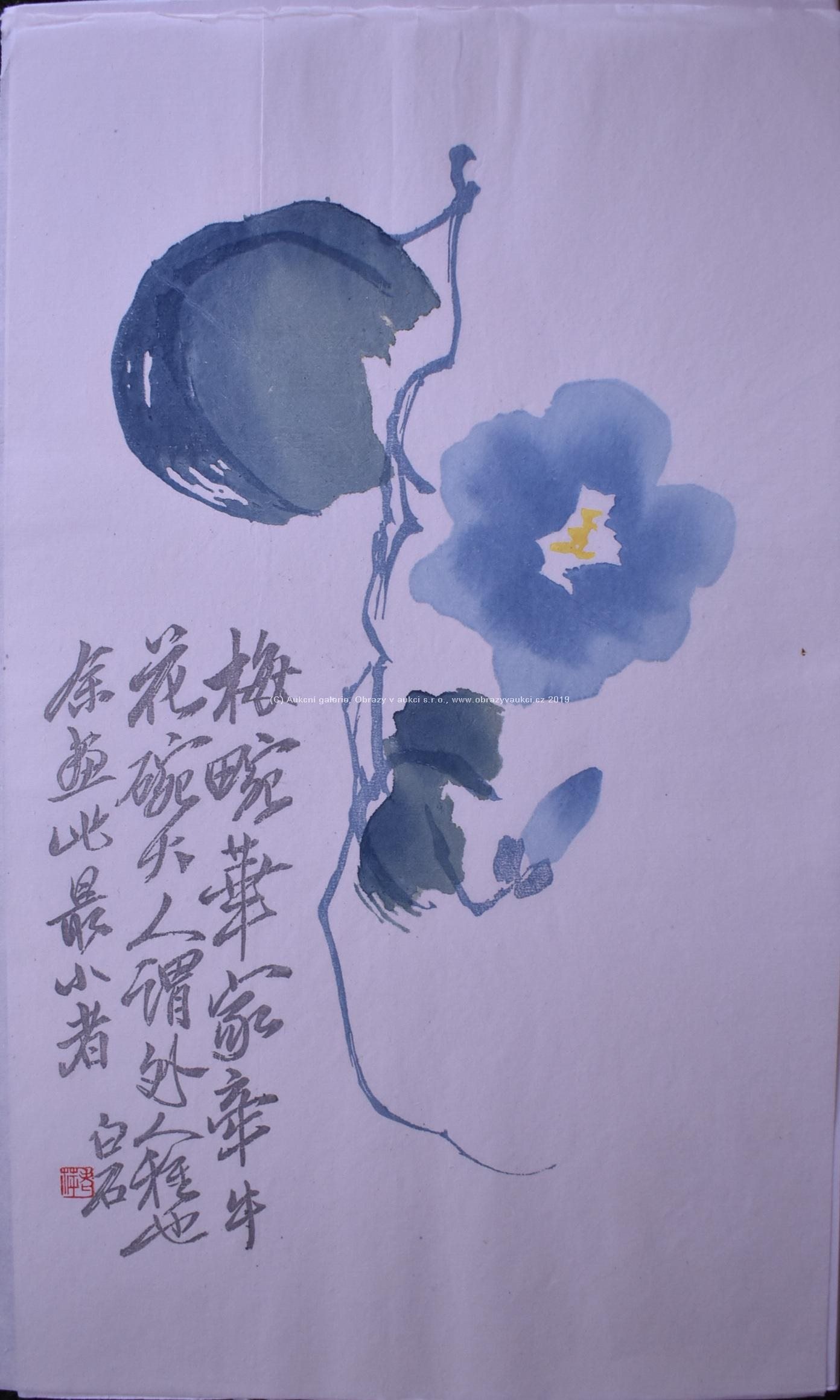 Bai-shi Qi (Čchi Paj-š´) - Modrý květ