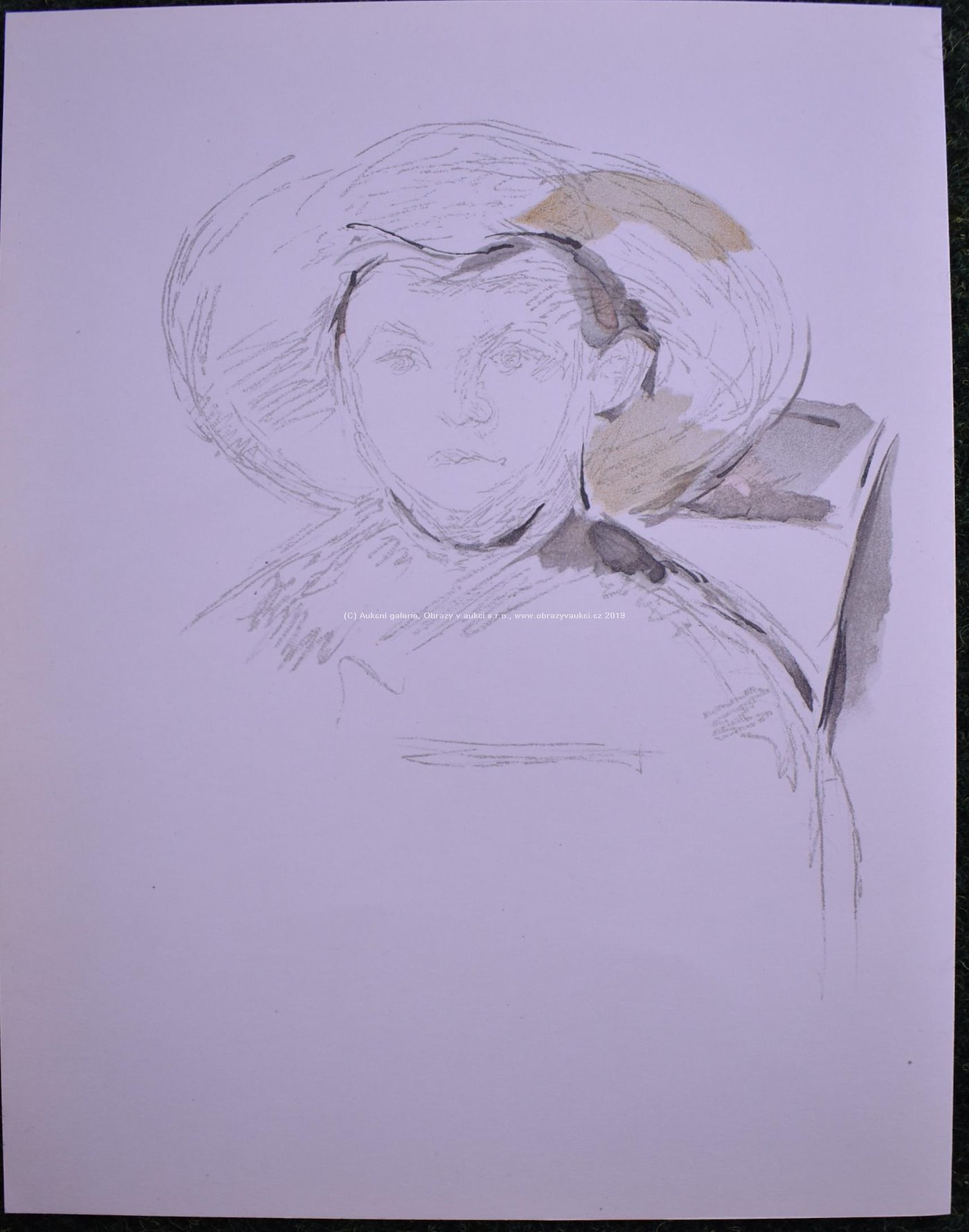 Paul Cézanne - Enfant au chapeau de paille