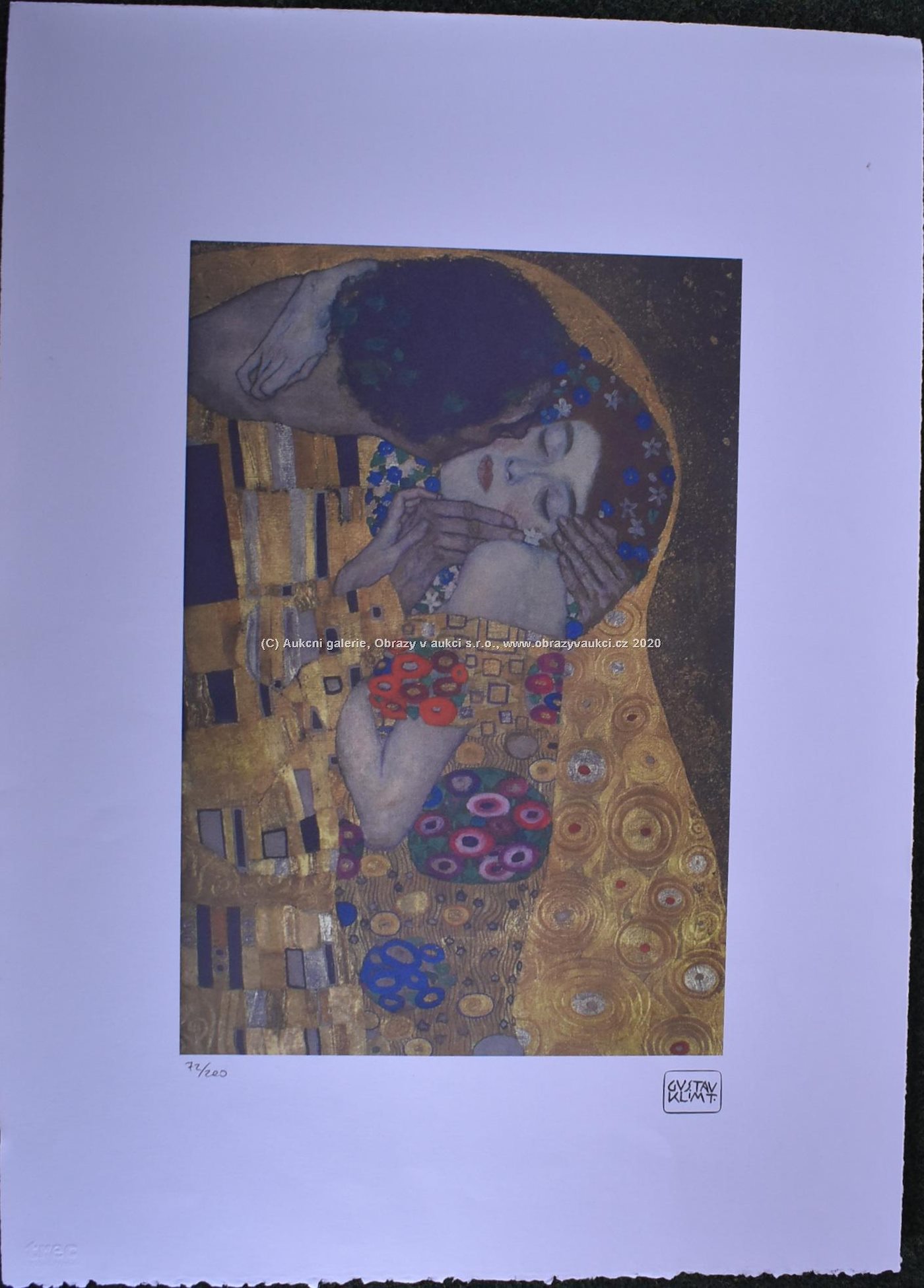 Gustav Klimt - Polibek