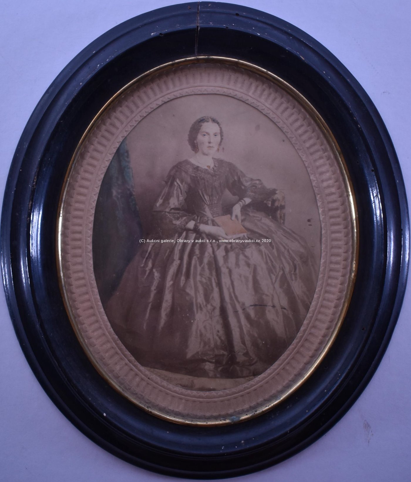 kolem roku 1860 - Portrét dámy