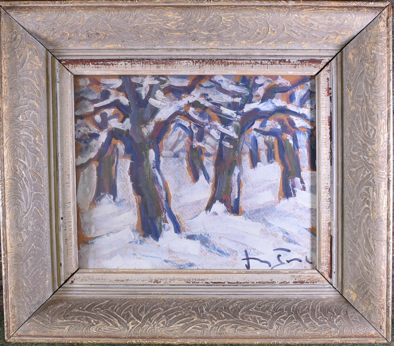 Jiří Švec - Alej v zimě