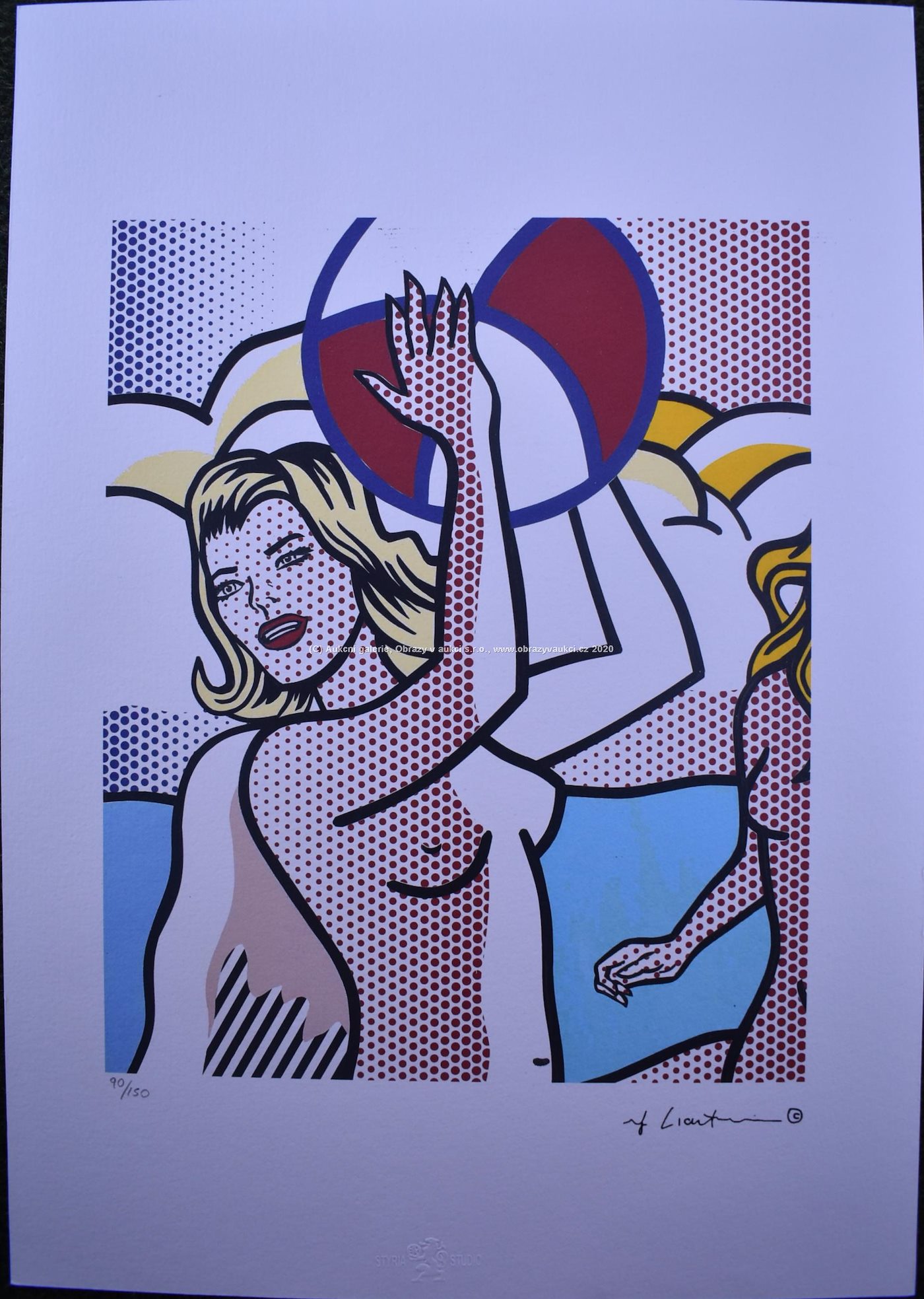 Roy Lichtenstein - Dívka s balonem