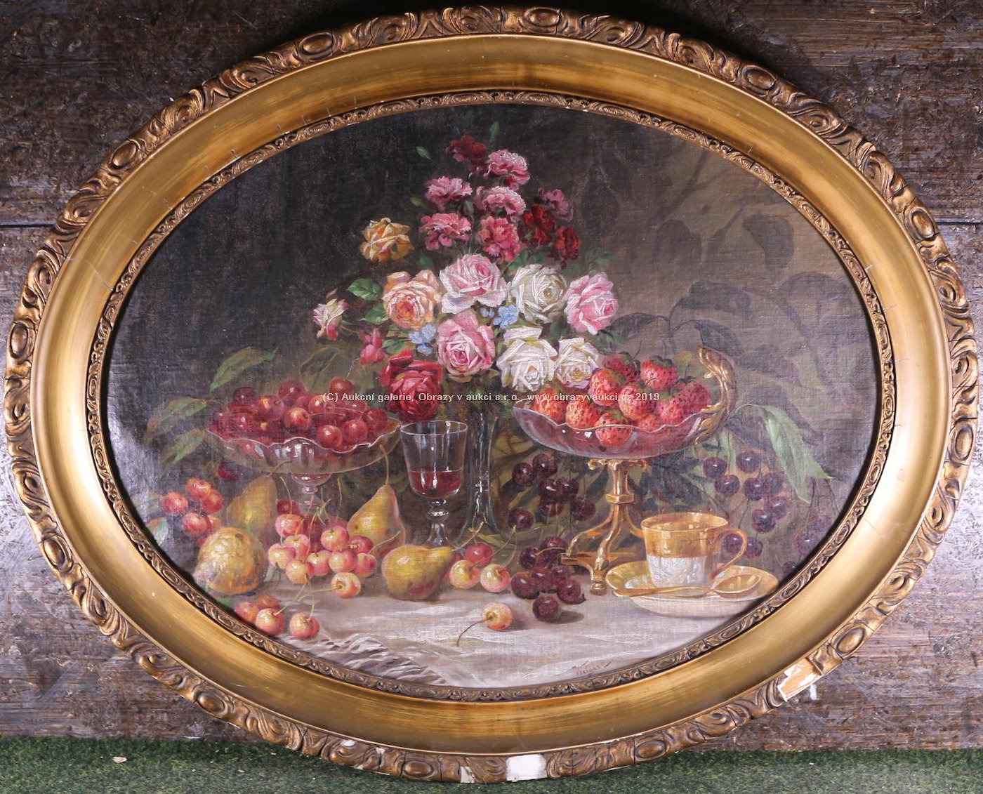 Weigert - Bohaté zátiší s ovocem a květinami