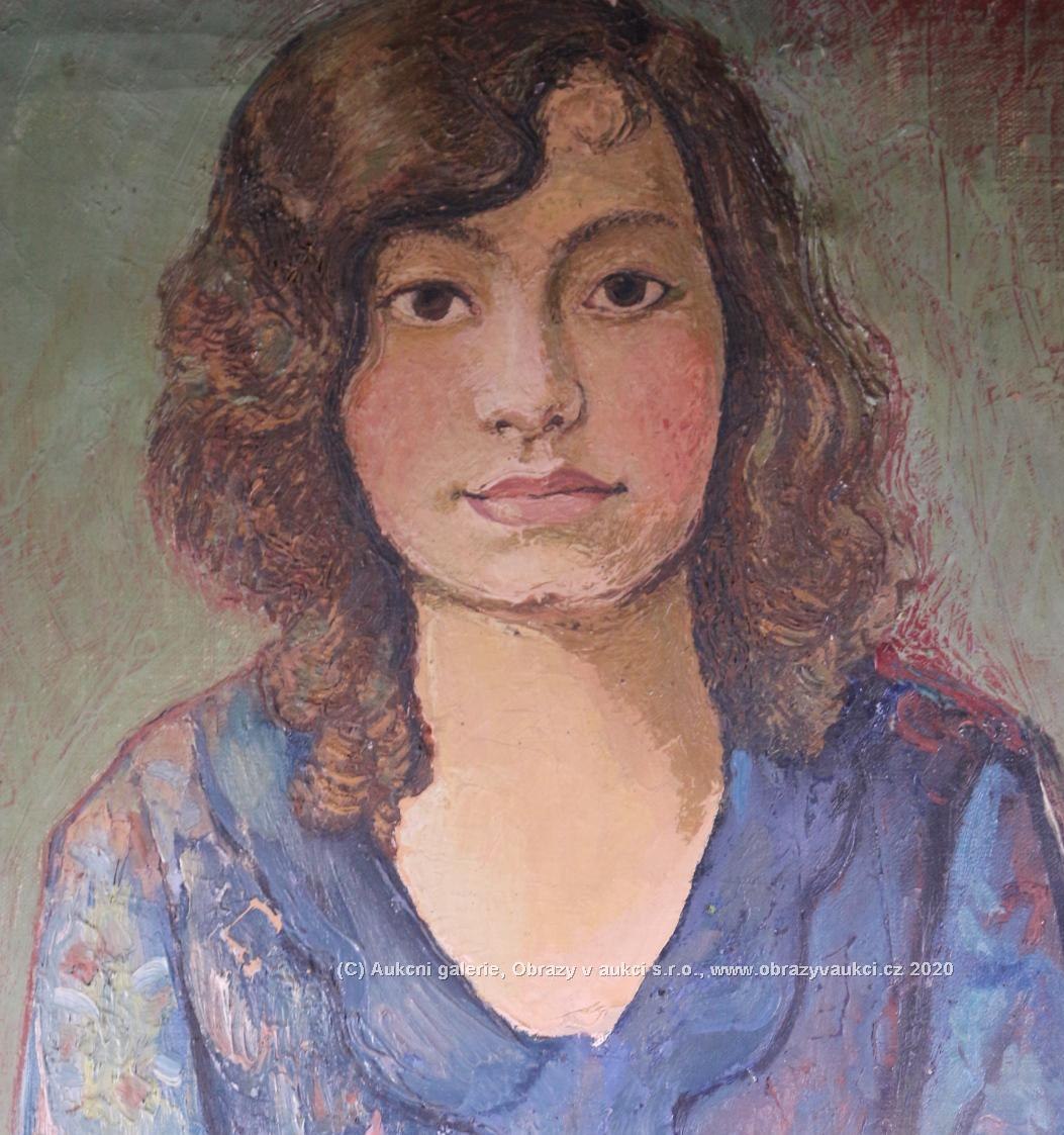 Emanuel Frinta - Dívka v modrém