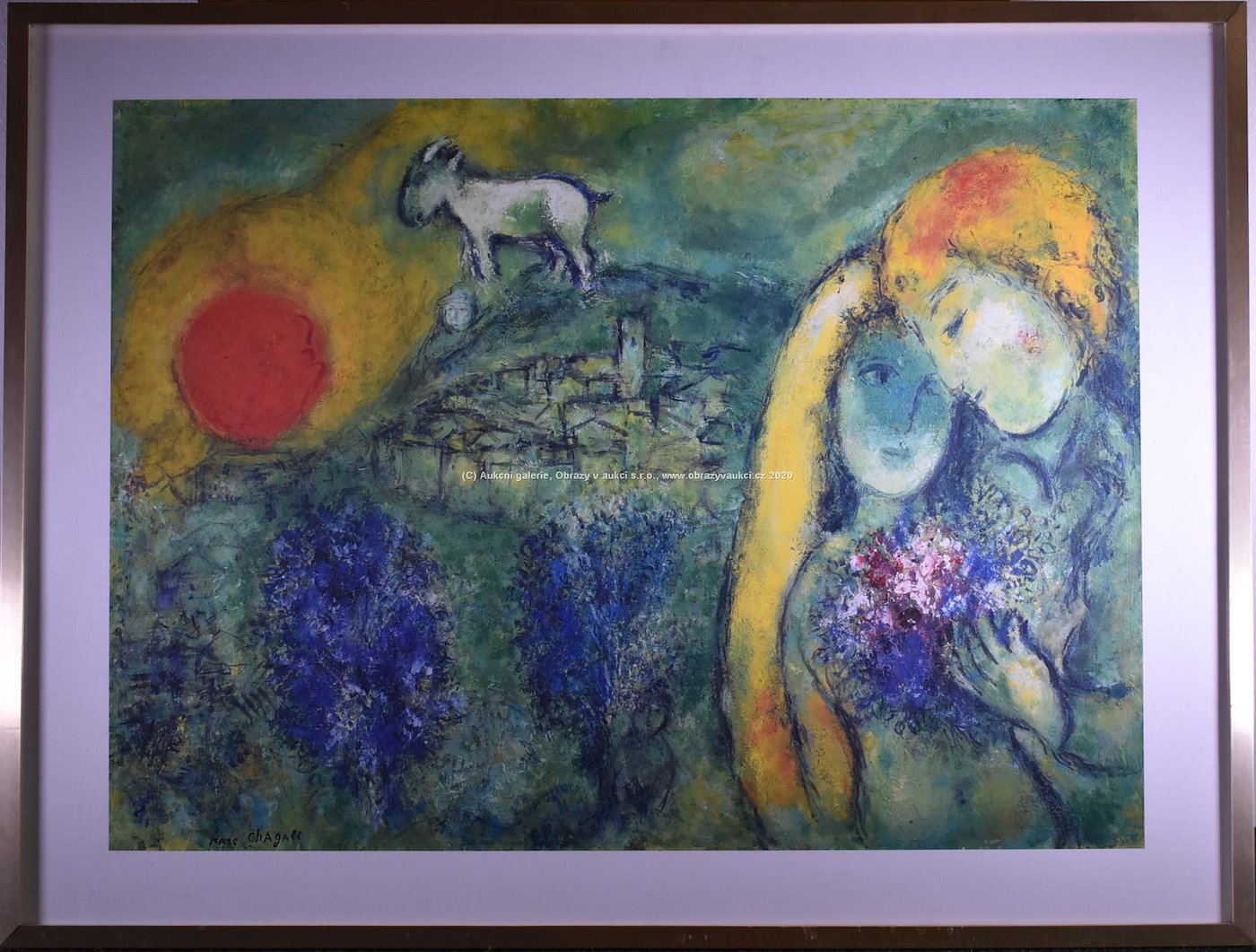 Marc Chagall - Les Amoureux de Venice