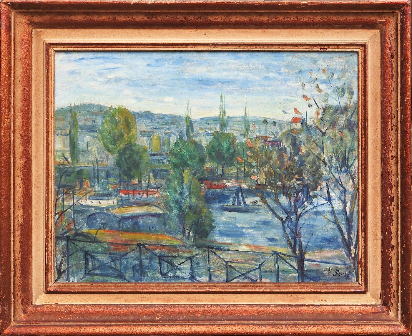 Vincenc Beneš - Pohled na město