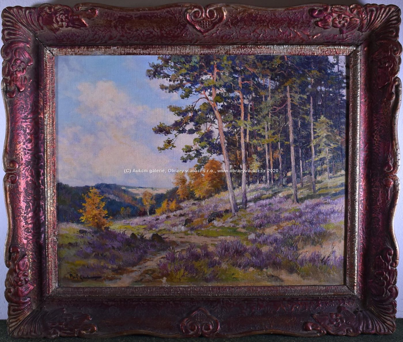 Gustav Porš - Podzim na kraji lesa