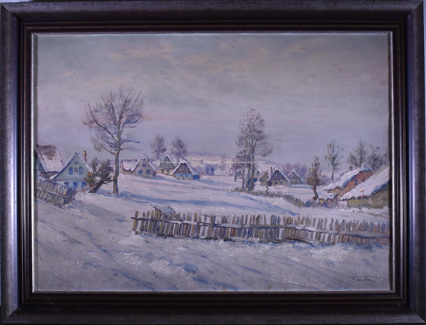 Ferdinand Tásler - Vesnice pod sněhem