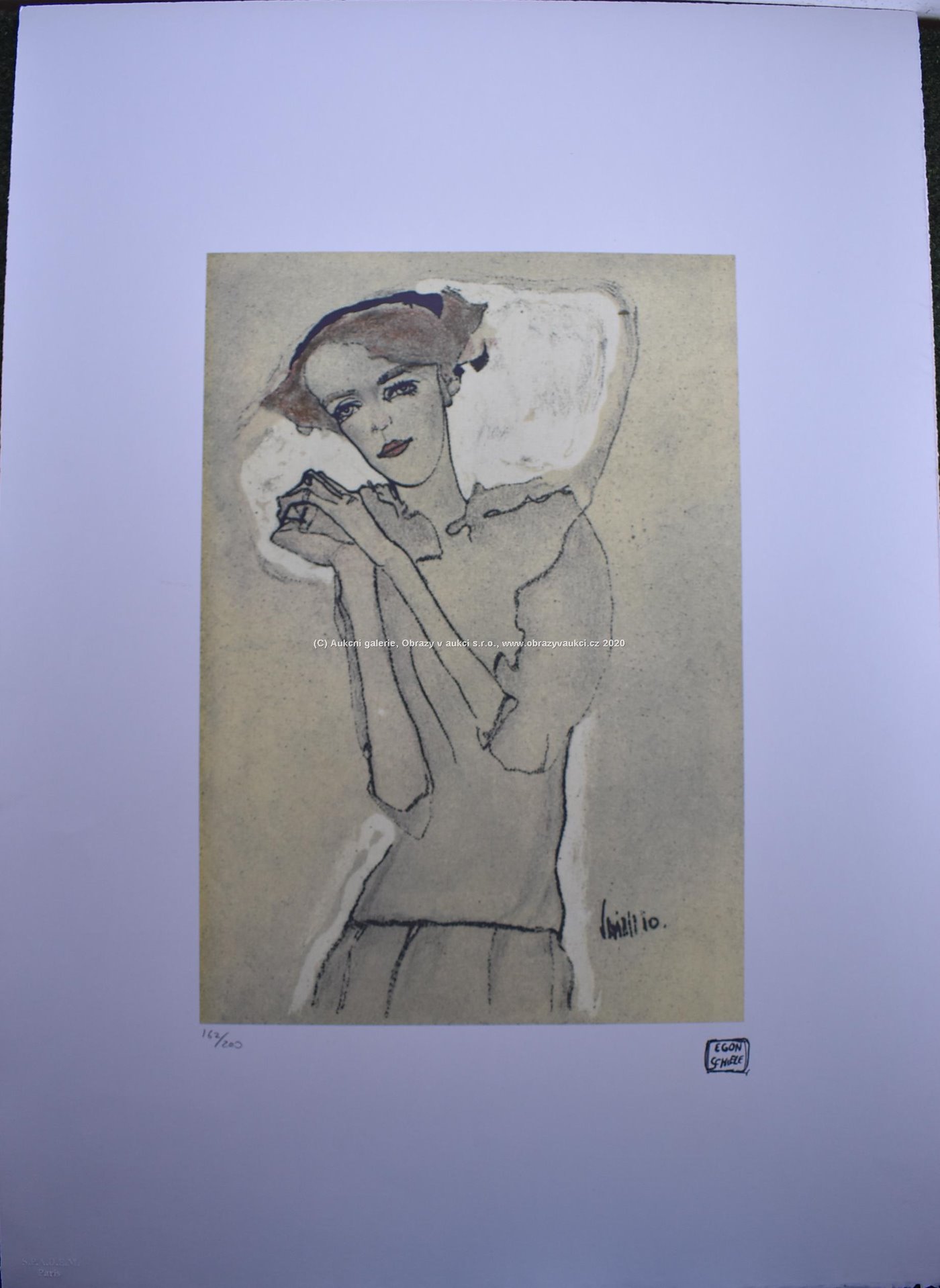 Egon Schiele - Před spaním