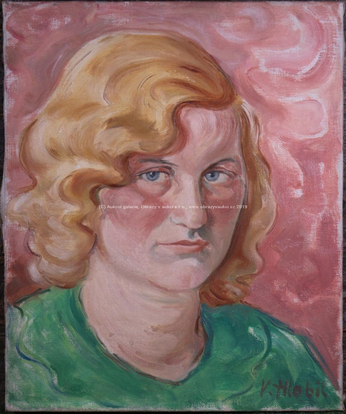 Vilém Hlobil - Žena s plavými vlasy