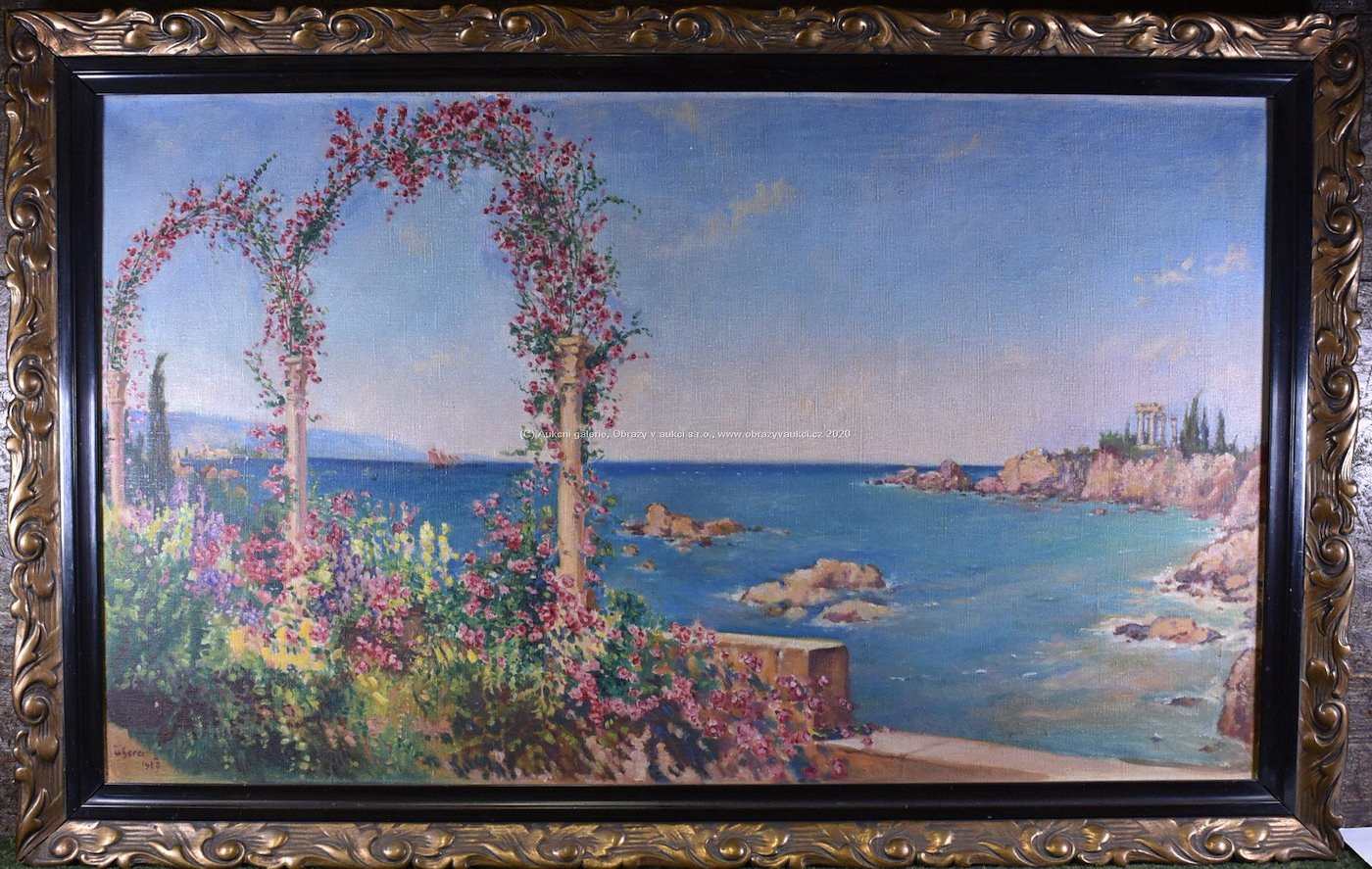 Rudolf Uherek - Zahrada na pobřeží