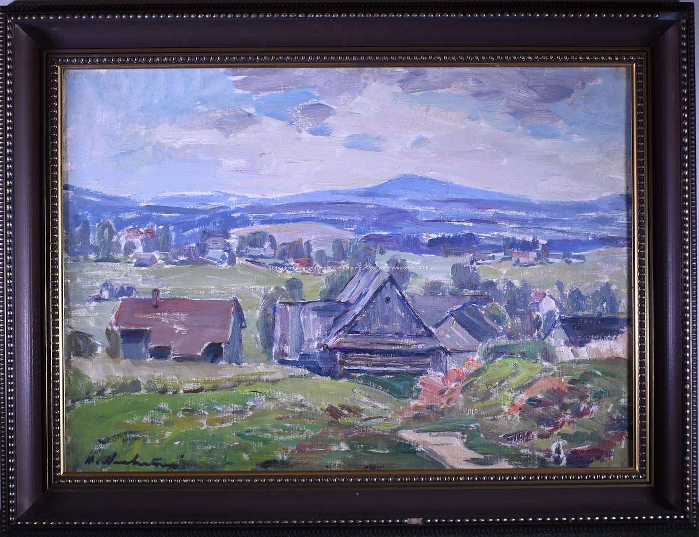 Maryša Neubertová - Pohled na vesnici
