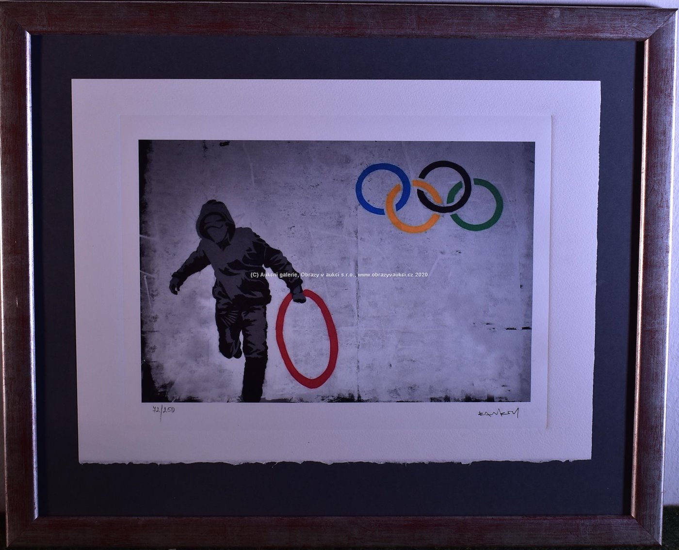 Banksy - Olympic ring