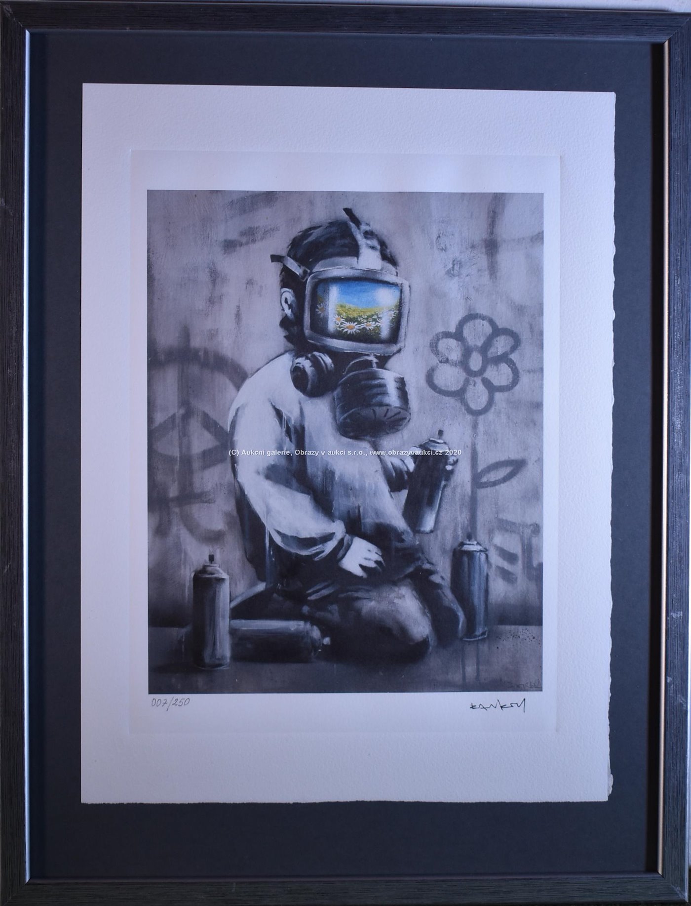 Banksy - Gas Mask Boy