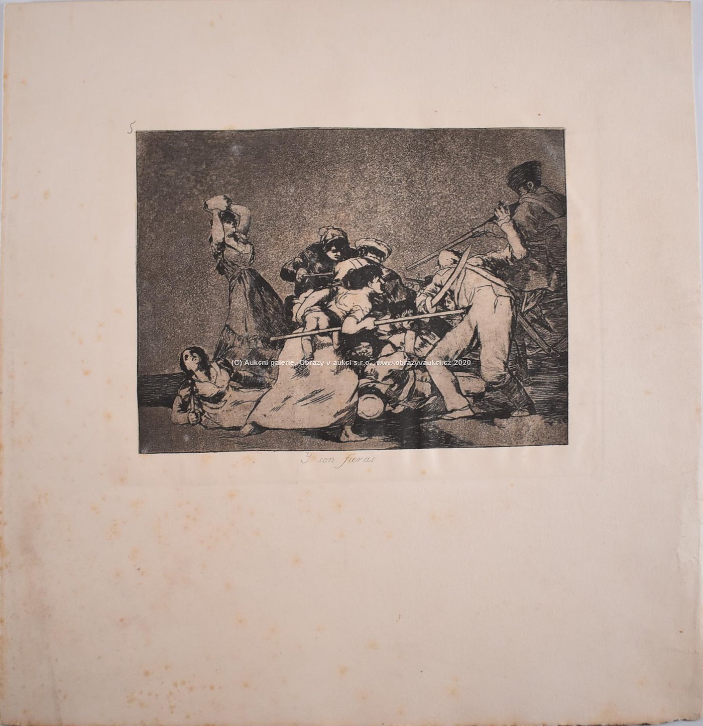 Francisco de Goya - Y son fieras