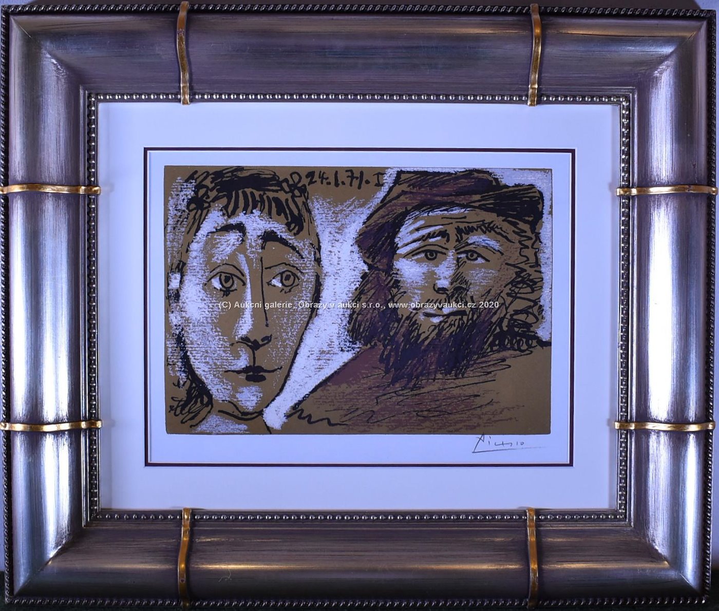 Pablo Picasso - Homme et femme, Opus 394