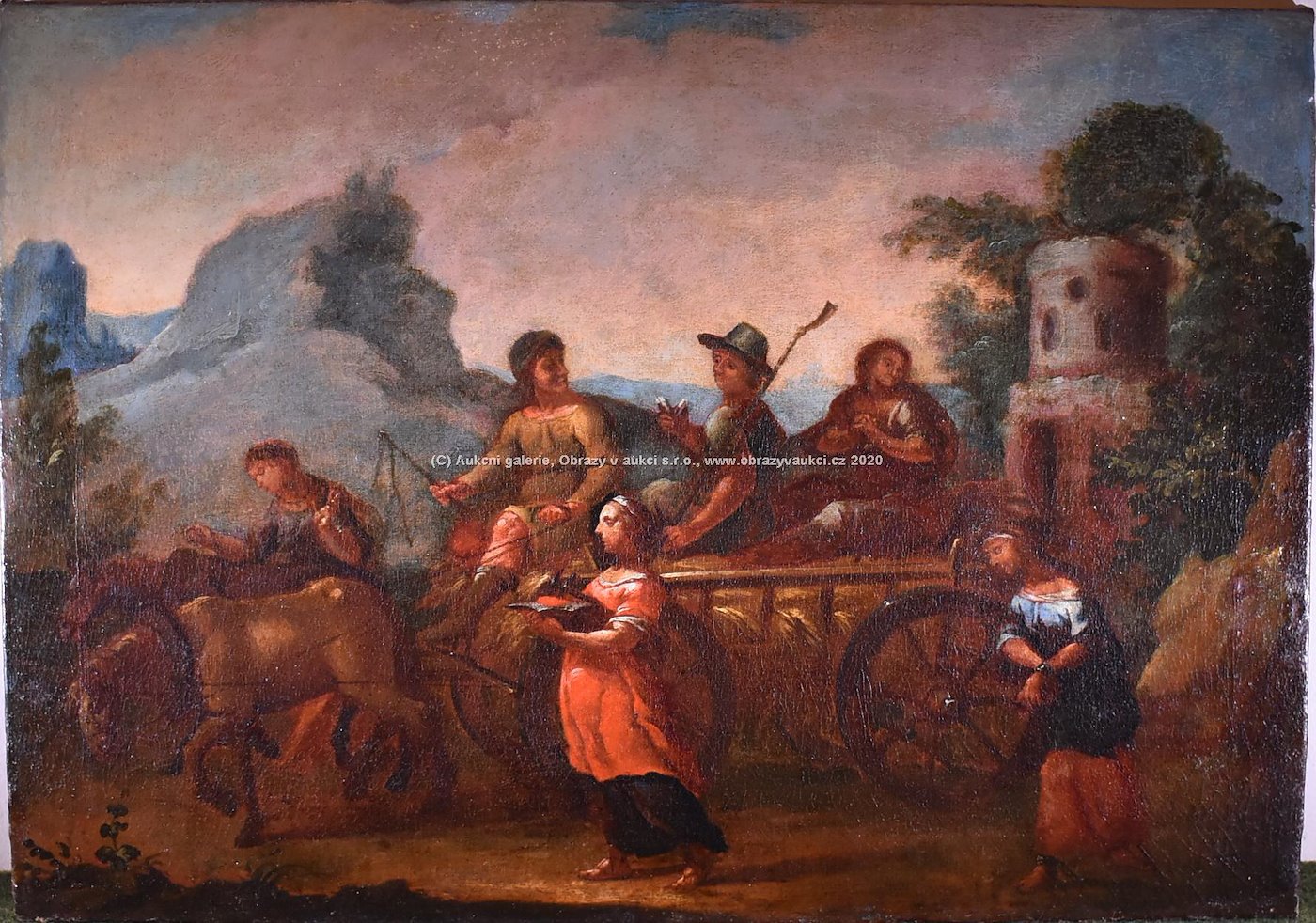 Evropský malíř 1. pol. 18.století - Venkované