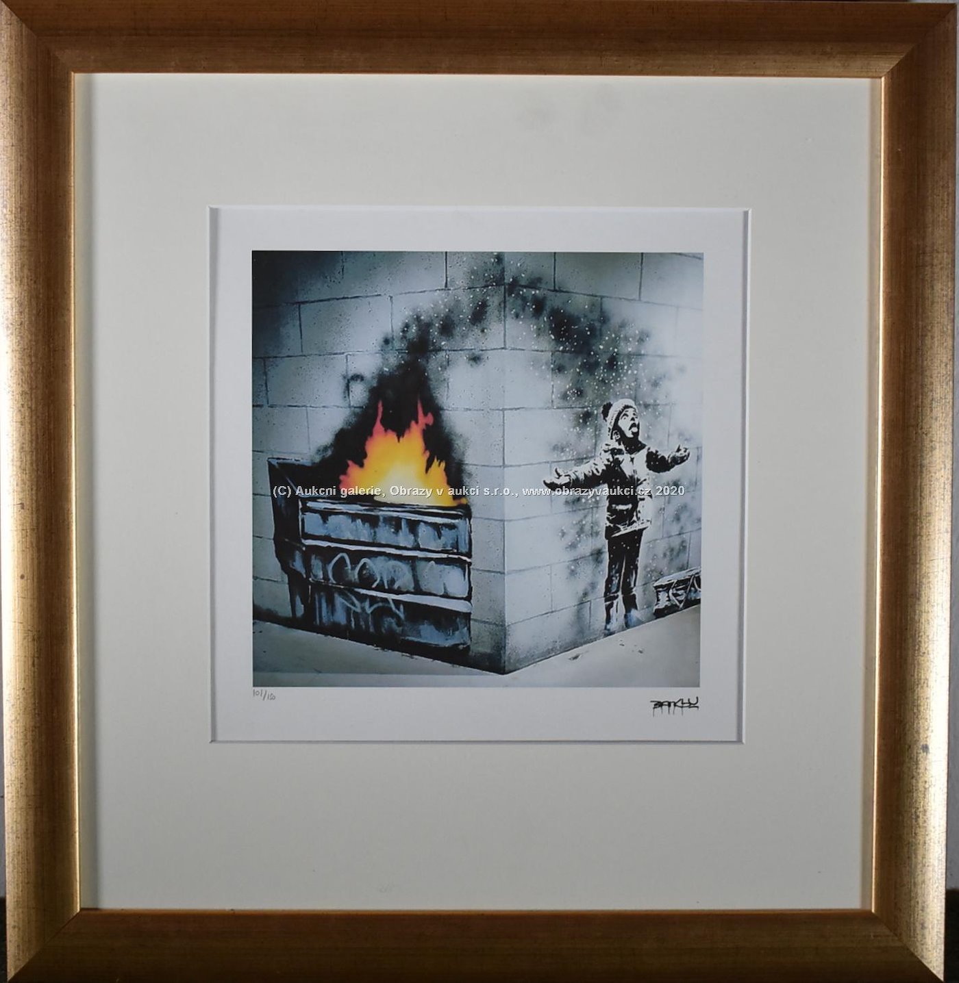 Banksy - Boy fire