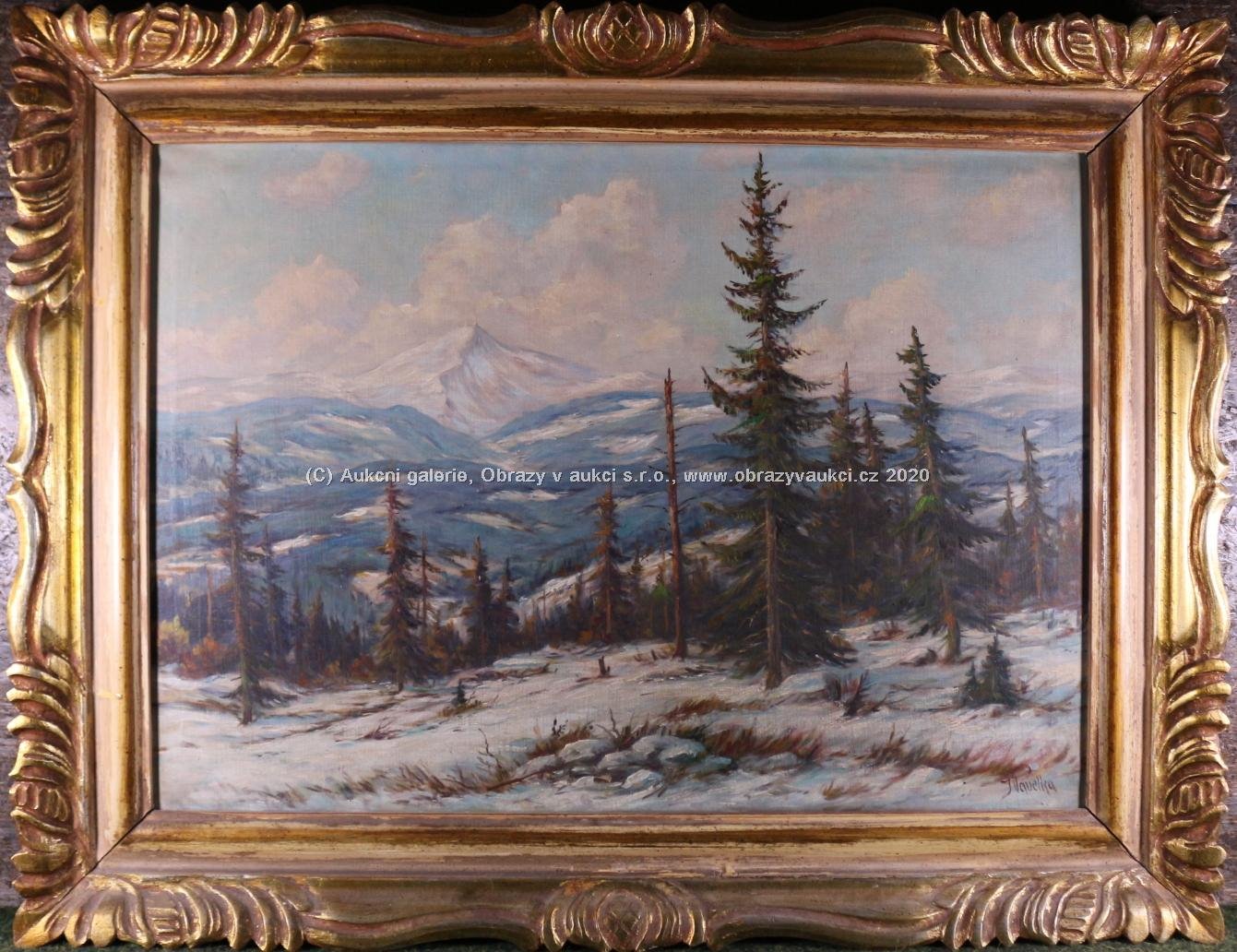 J. Pavelka - Zima v horách