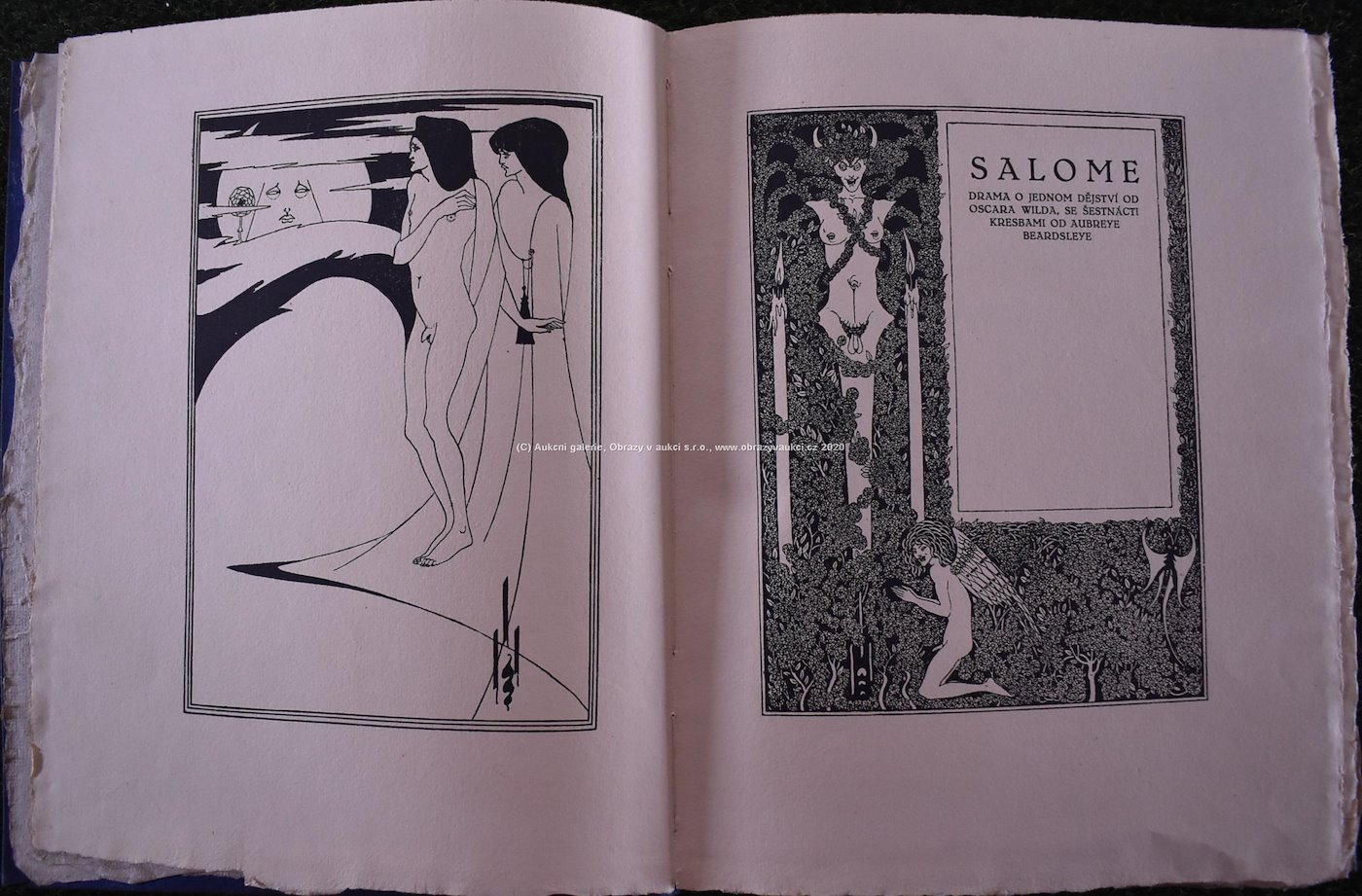 Oscar Wilde, ilustrace Aubrey Beardsley - O.Wilde, ,,Salome" s ilustracemi Aubreyho V. Beardsleye