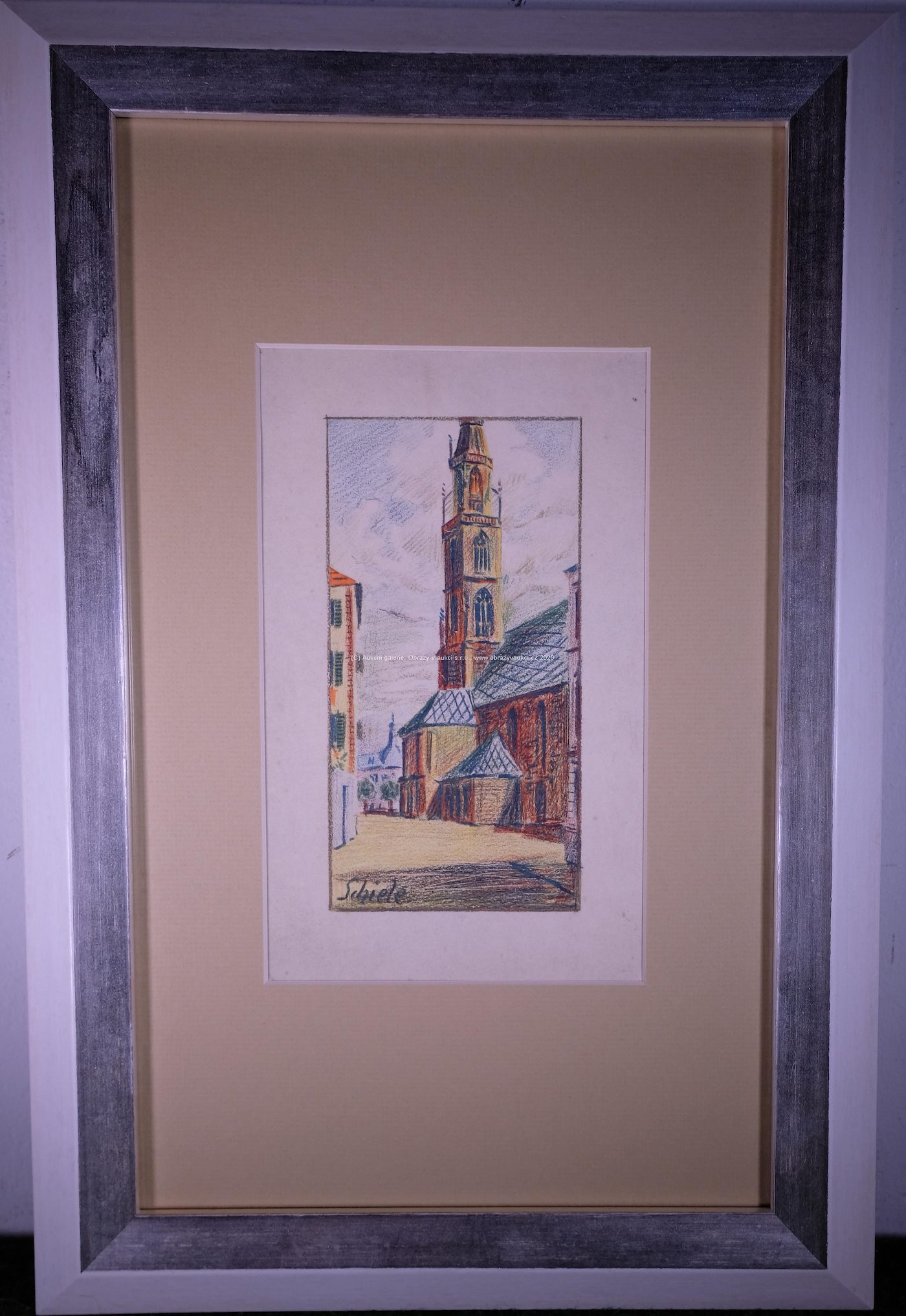 Egon Schiele - Kostel v Bolzanu