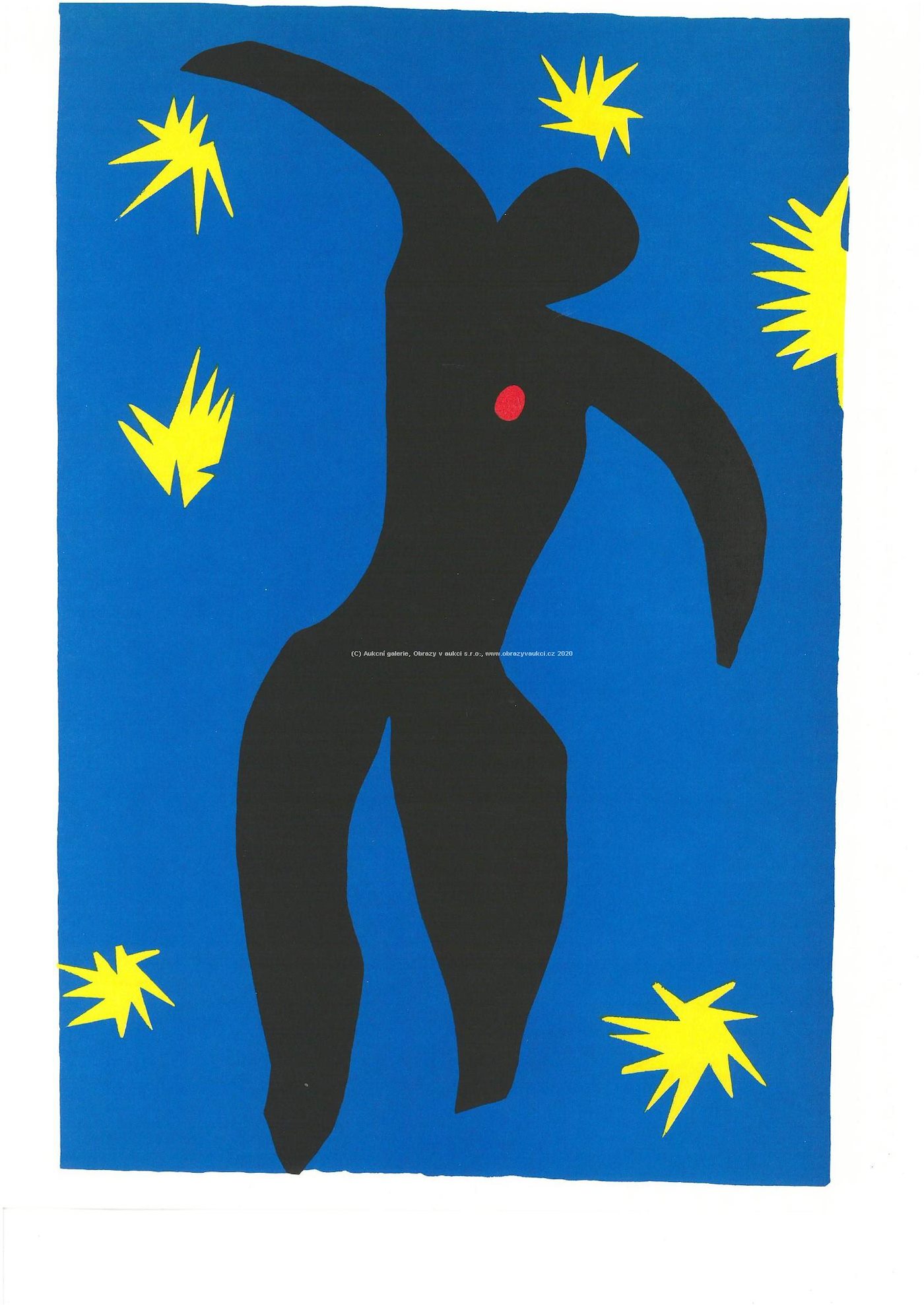 Henri Matisse - Ikarus (z cyklu Jazz)