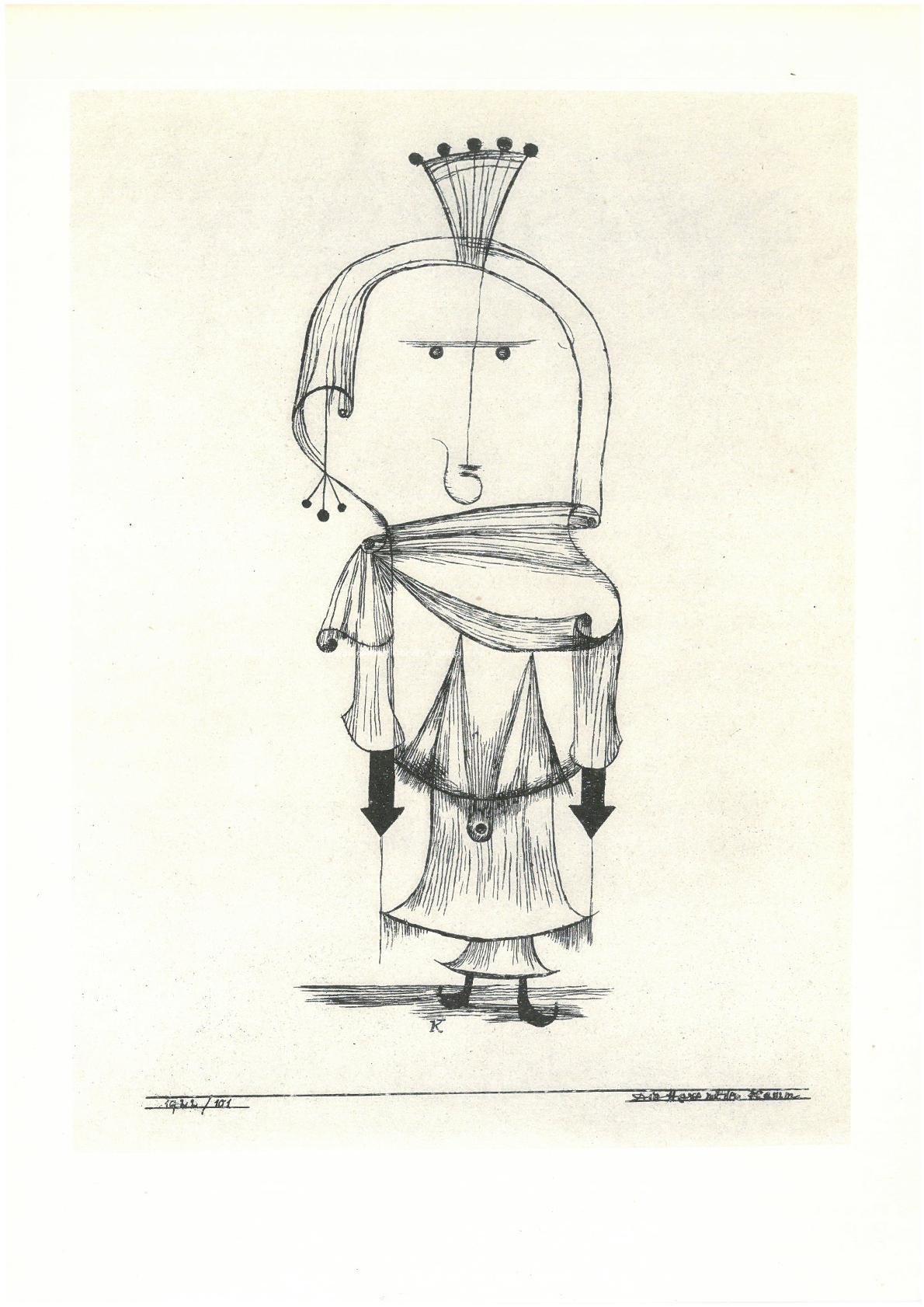 Paul Klee - Čarodějka s hřebínkem