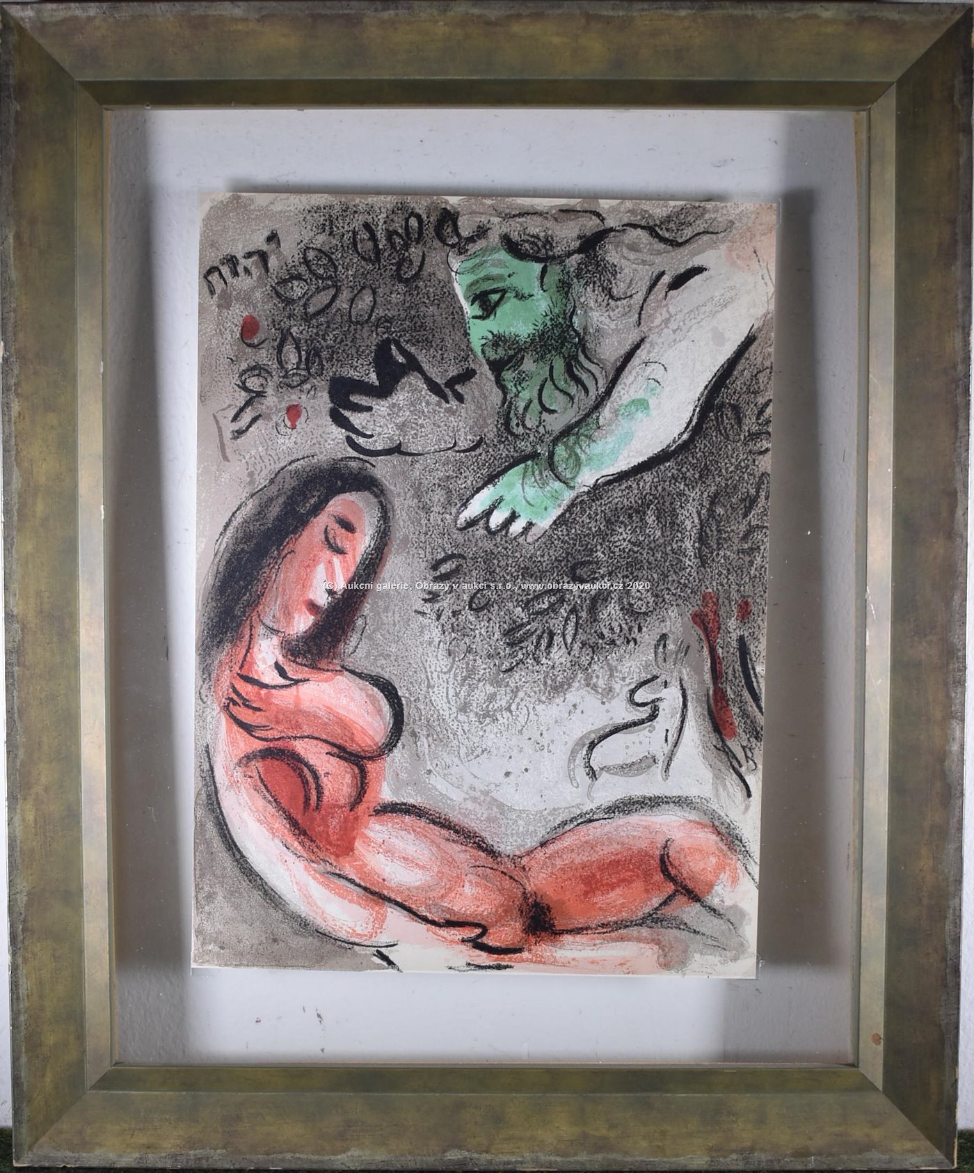 Marc Chagall - Eva upadne v Boží nemilost