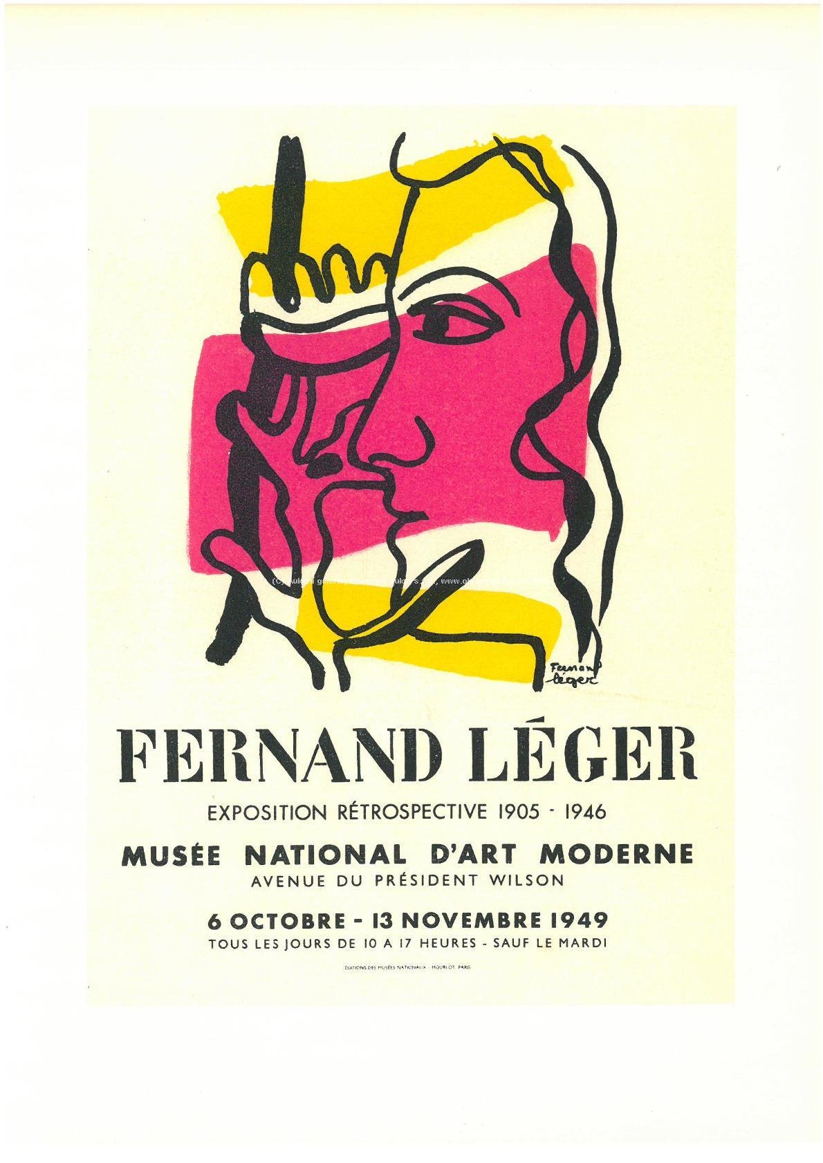 Fernand Leger - Plakát - Musée National D'art Moderne