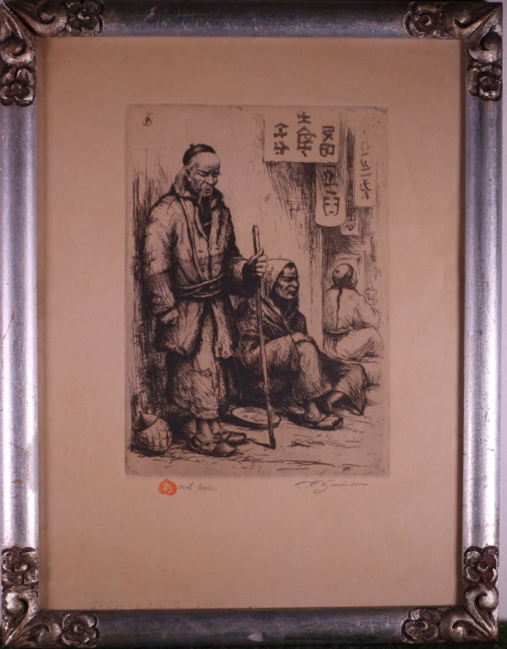 František Šimon Tavík - Chudinská čtvrť v Číně
