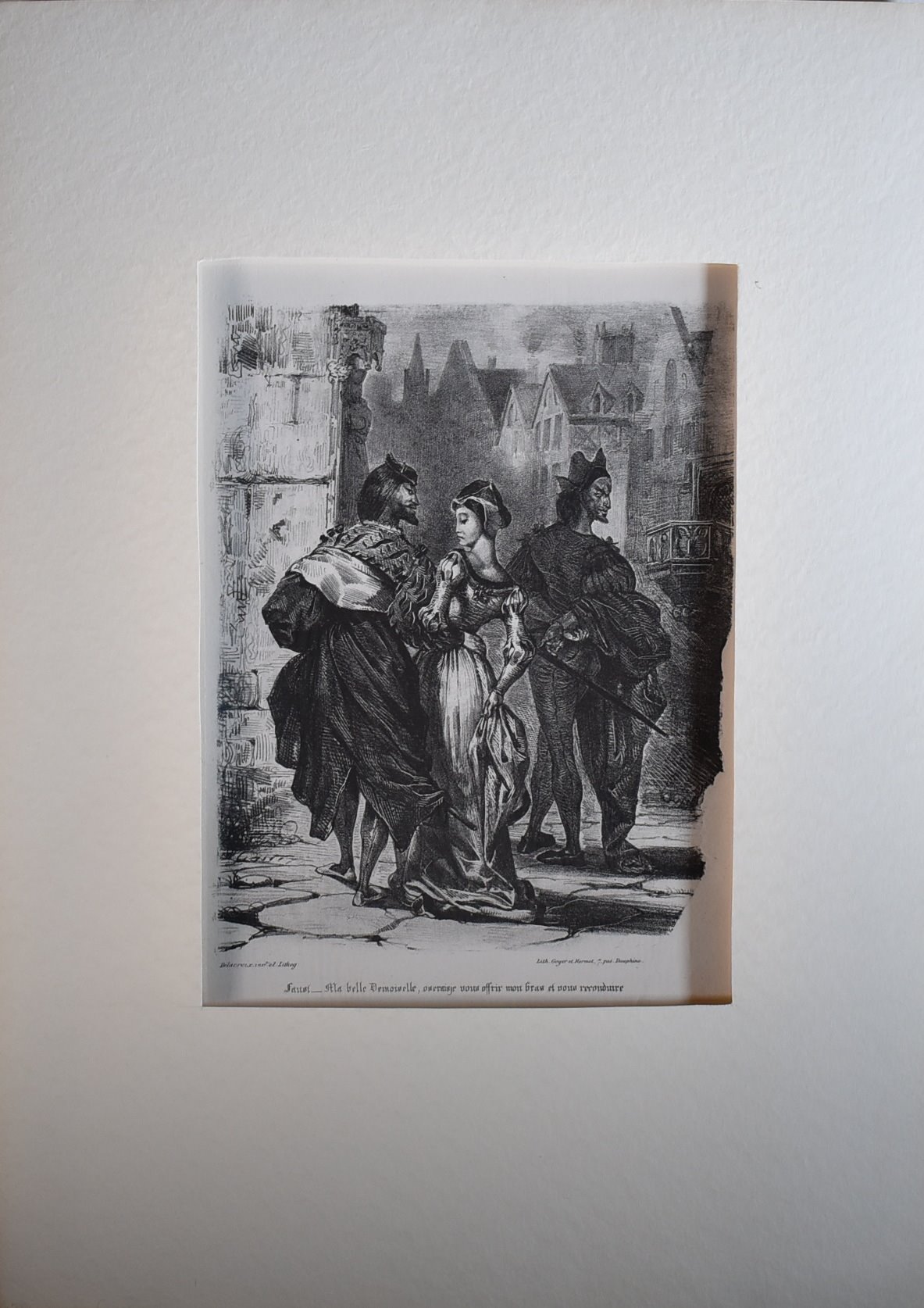Eugene Delacroix - Faust a Markétka