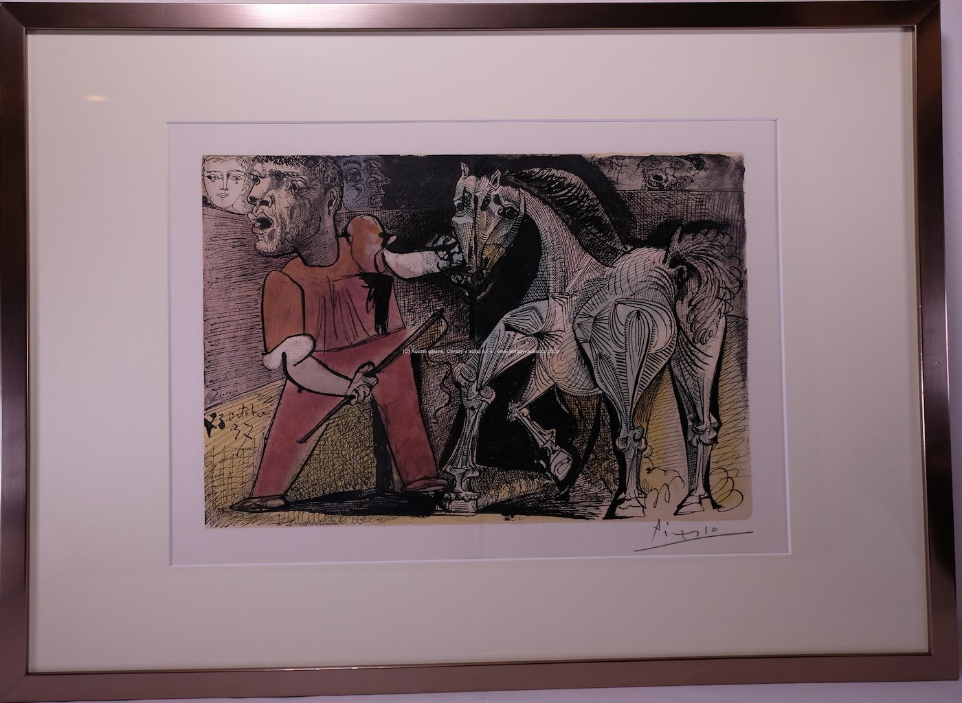 Pablo Picasso - Kůň v cirkusu