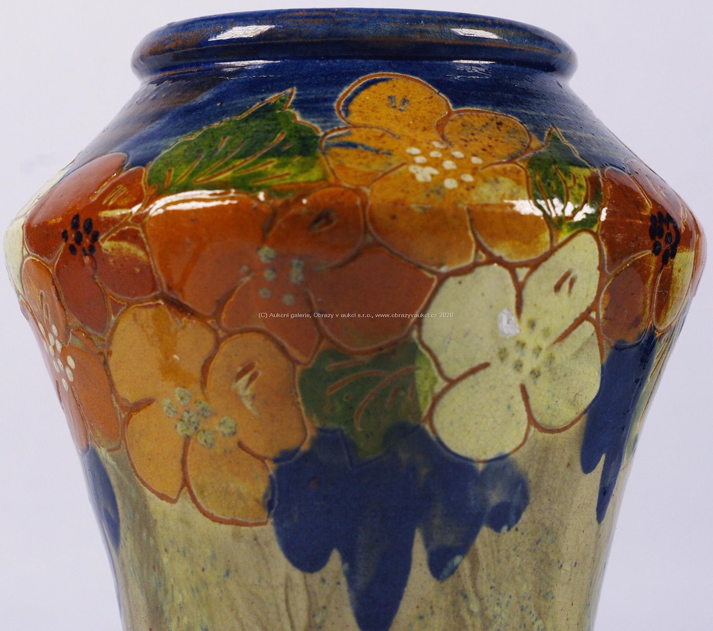 1. pol. 20. století - Soubor 2 secesních váz z Vranovské Vsi