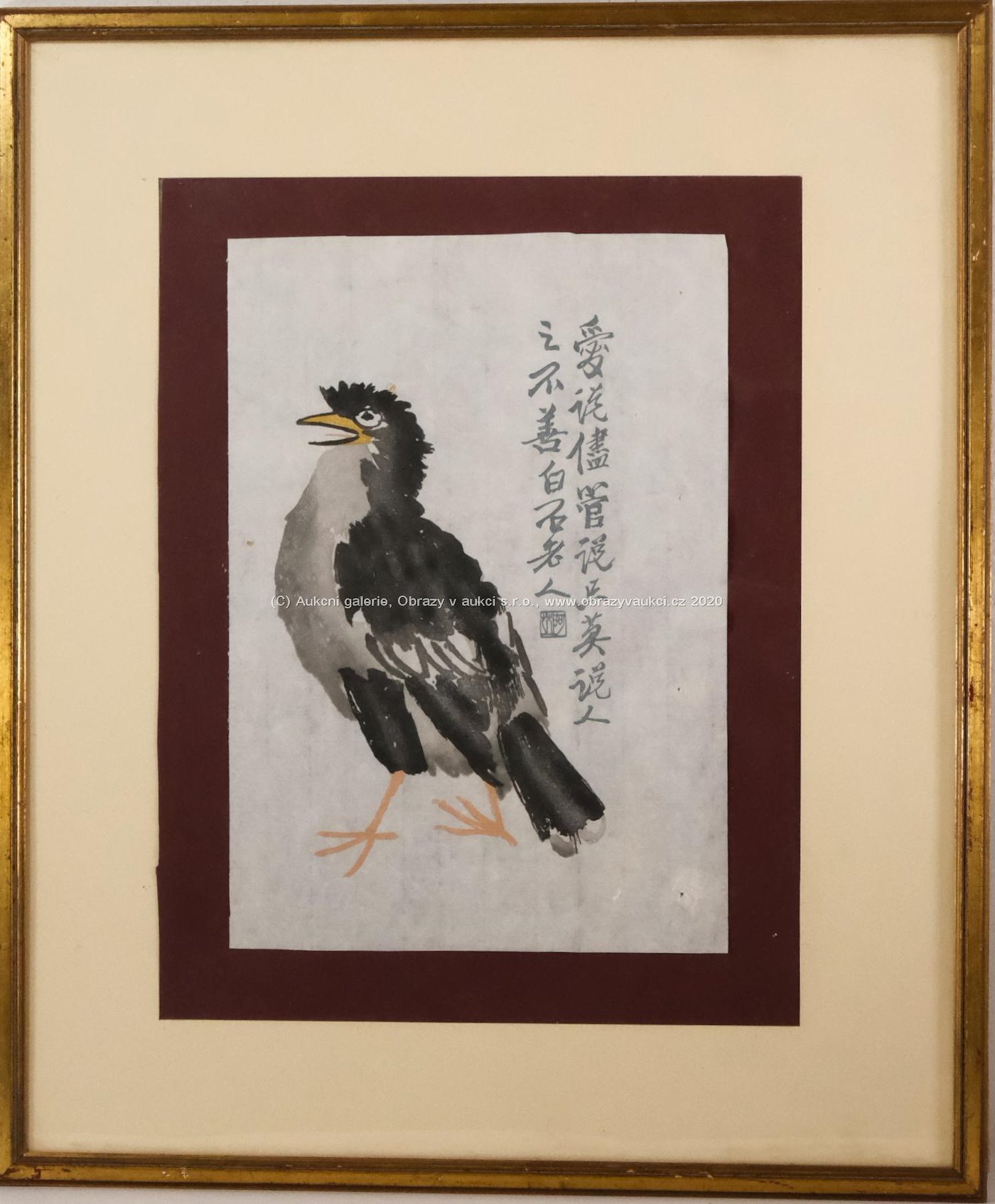 Qi Bai-Shi  - Ptáček