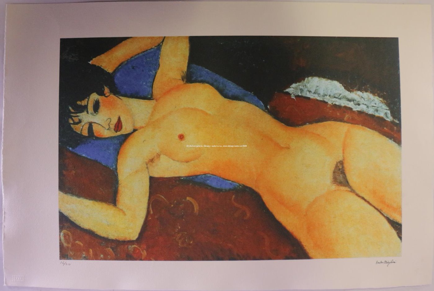 Amedeo Modigliani - Ženský akt