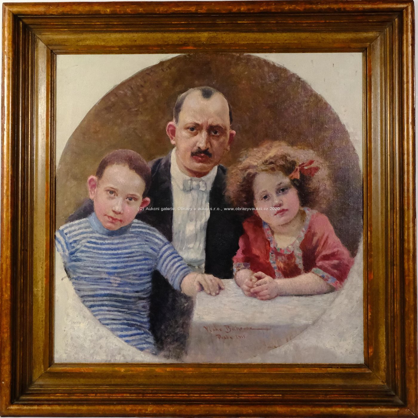 Vlaho Bukovac - Rodinný portrét