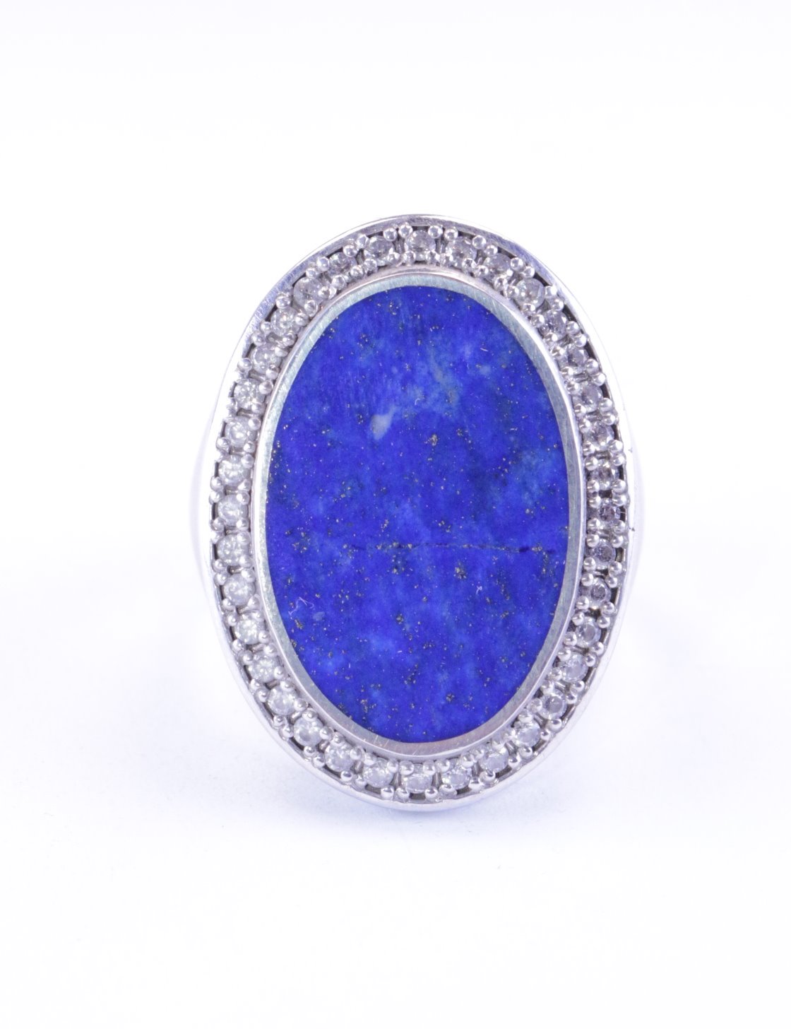 .. - Prsten, stříbro 925/1000 s afghánským Lapis lazuli, hrubá hmotnost 13,73 g