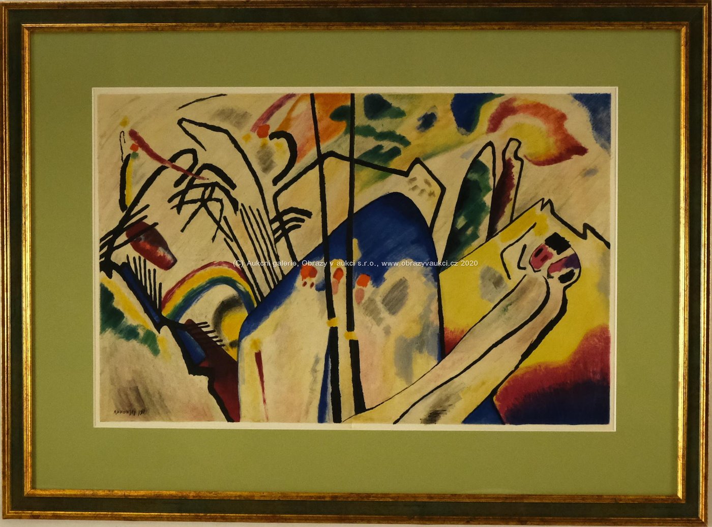 Vasilij Kandinsky - Composition IV.