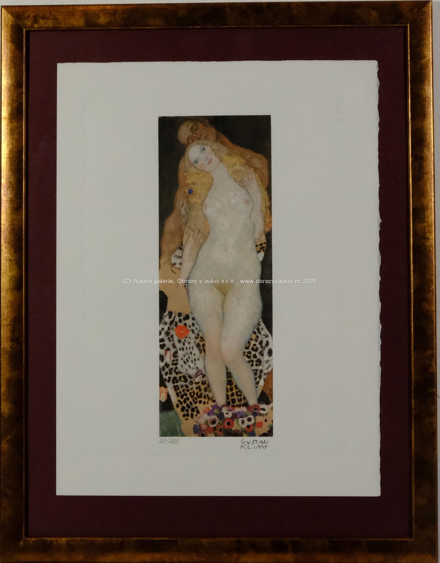 Gustav Klimt - Adam a Eva