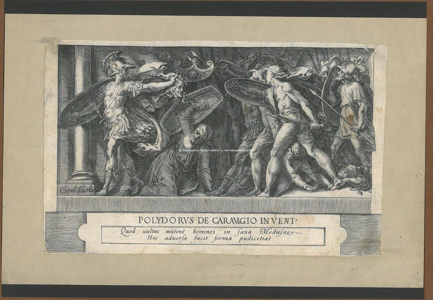 Cherubino Alberti podle Caravagia - Perseus a hlava Medusy