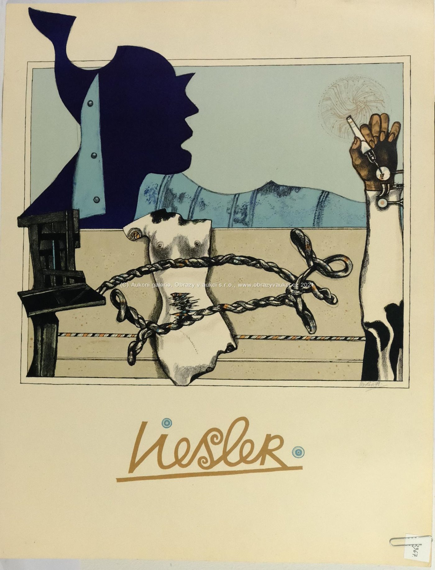 Josef Liesler - Dívčí torzo - Plakát