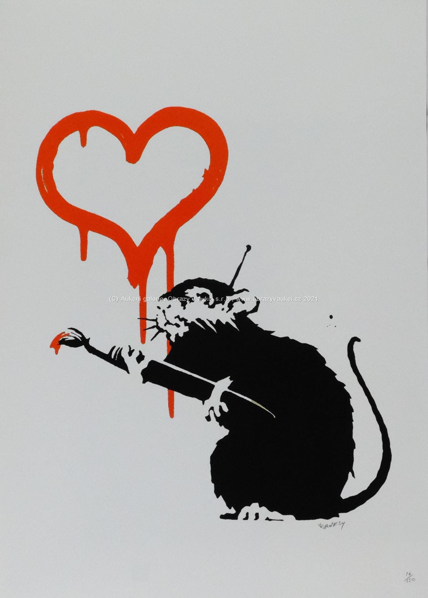 Banksy - Love Rat