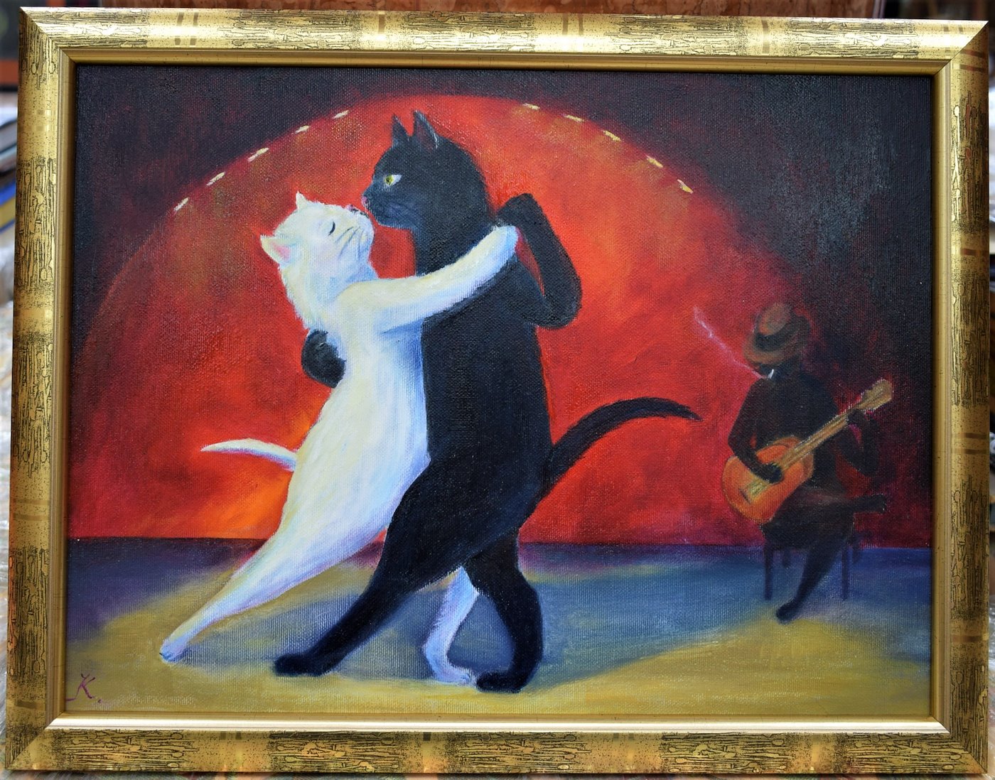 monogramováno K - Kočičí tango 