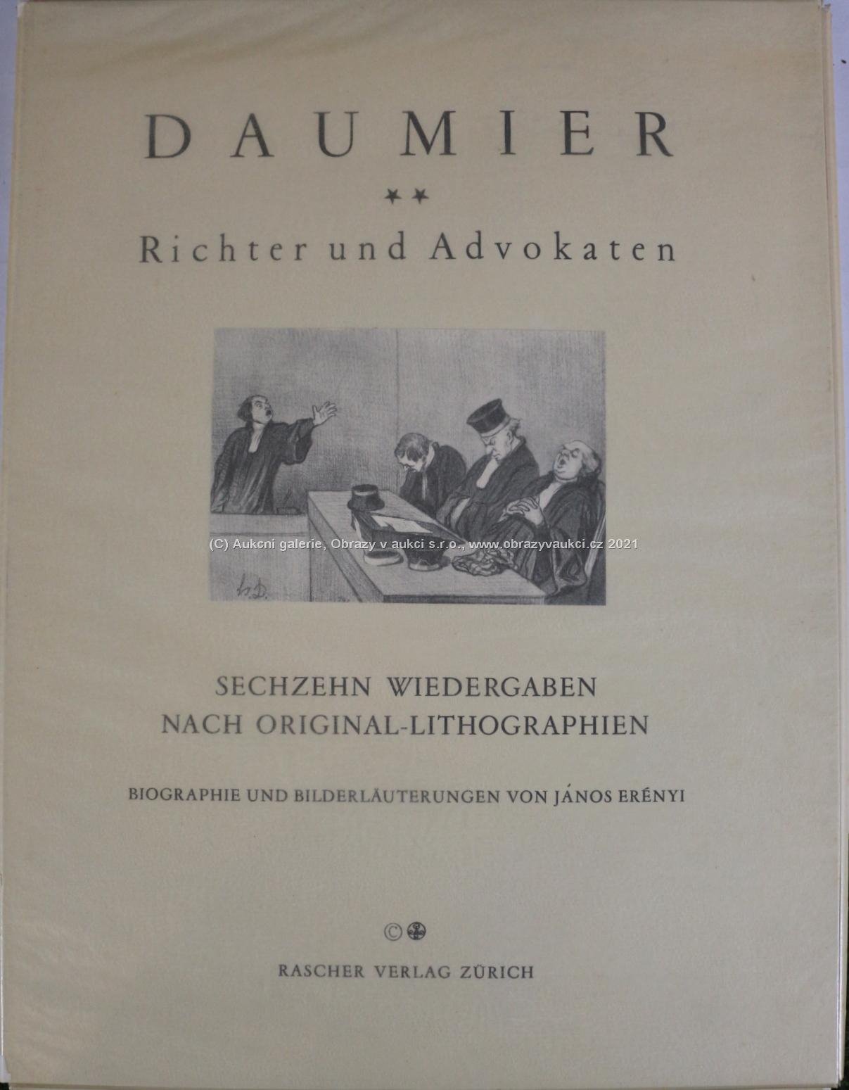 Honoré Daumier - Richter und Advokaten
