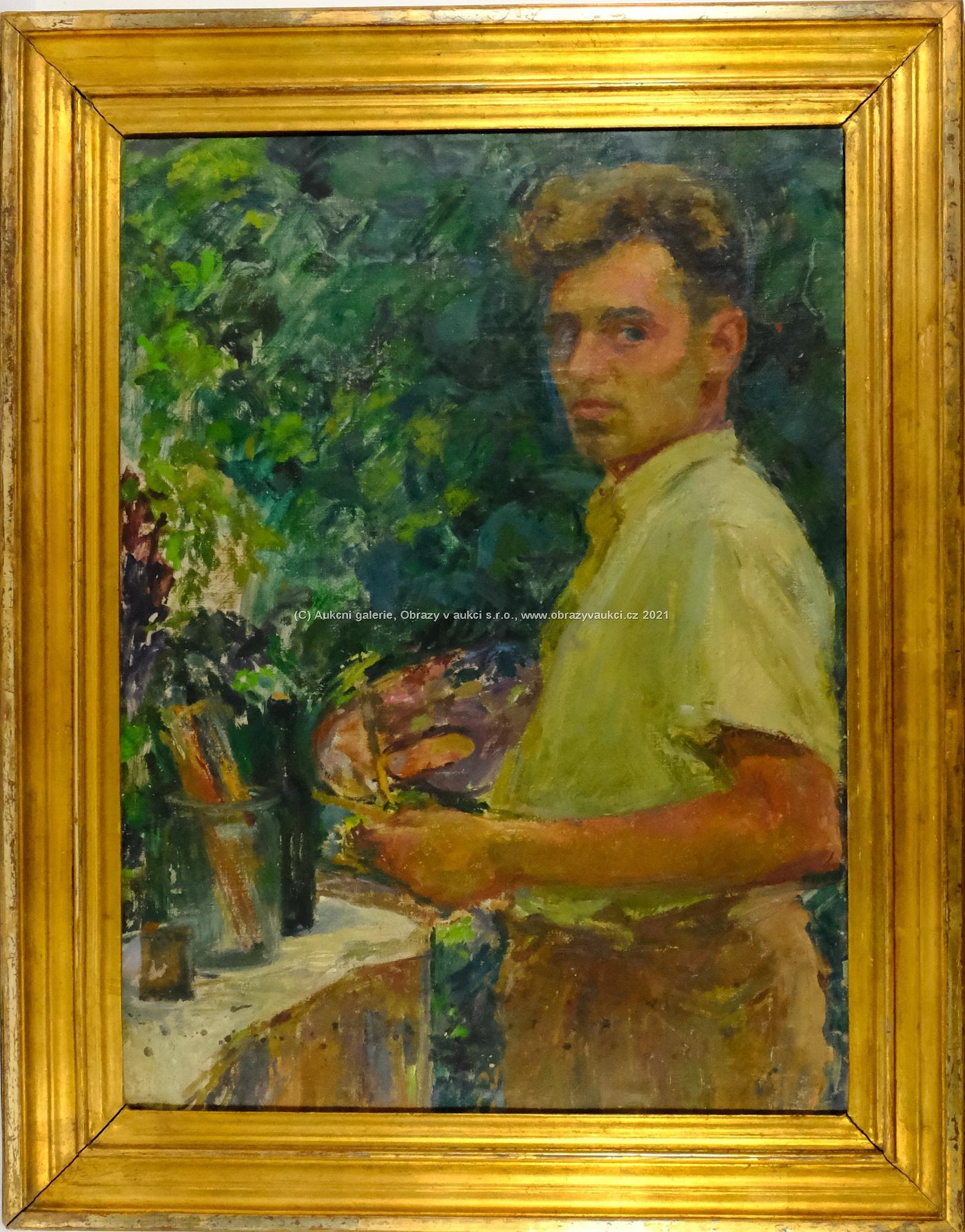 Zbyněk Slavíček - Autoportrét