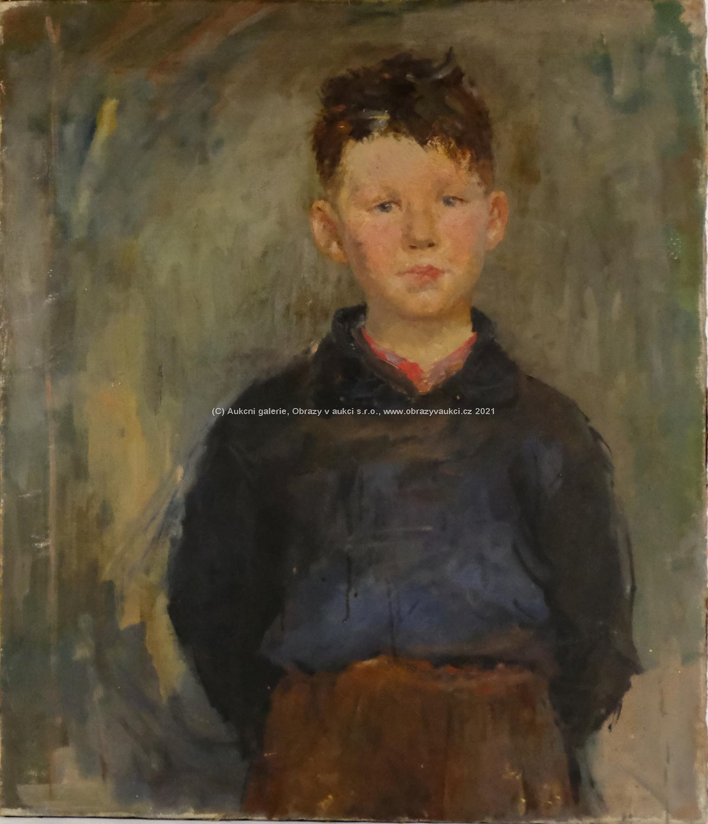 Oldřich Oplt - Portrét chlapce