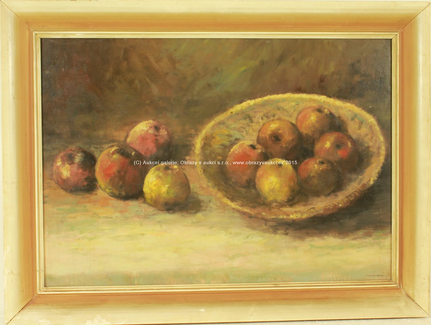 Josef Vondráček - Ošatka s jablky